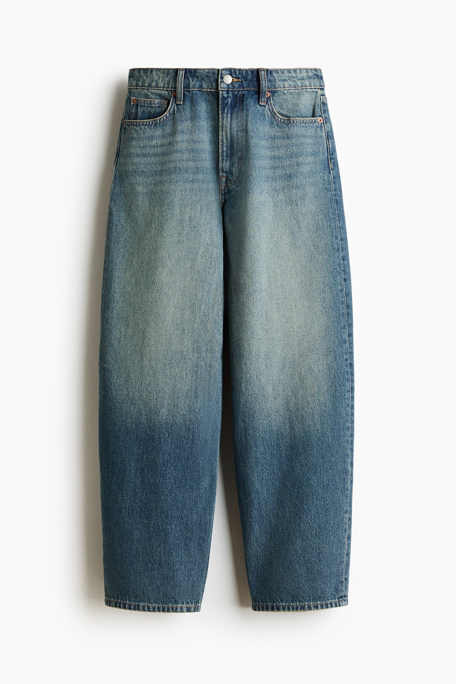 Baggy Barrel Regular Waist Jeans - 1