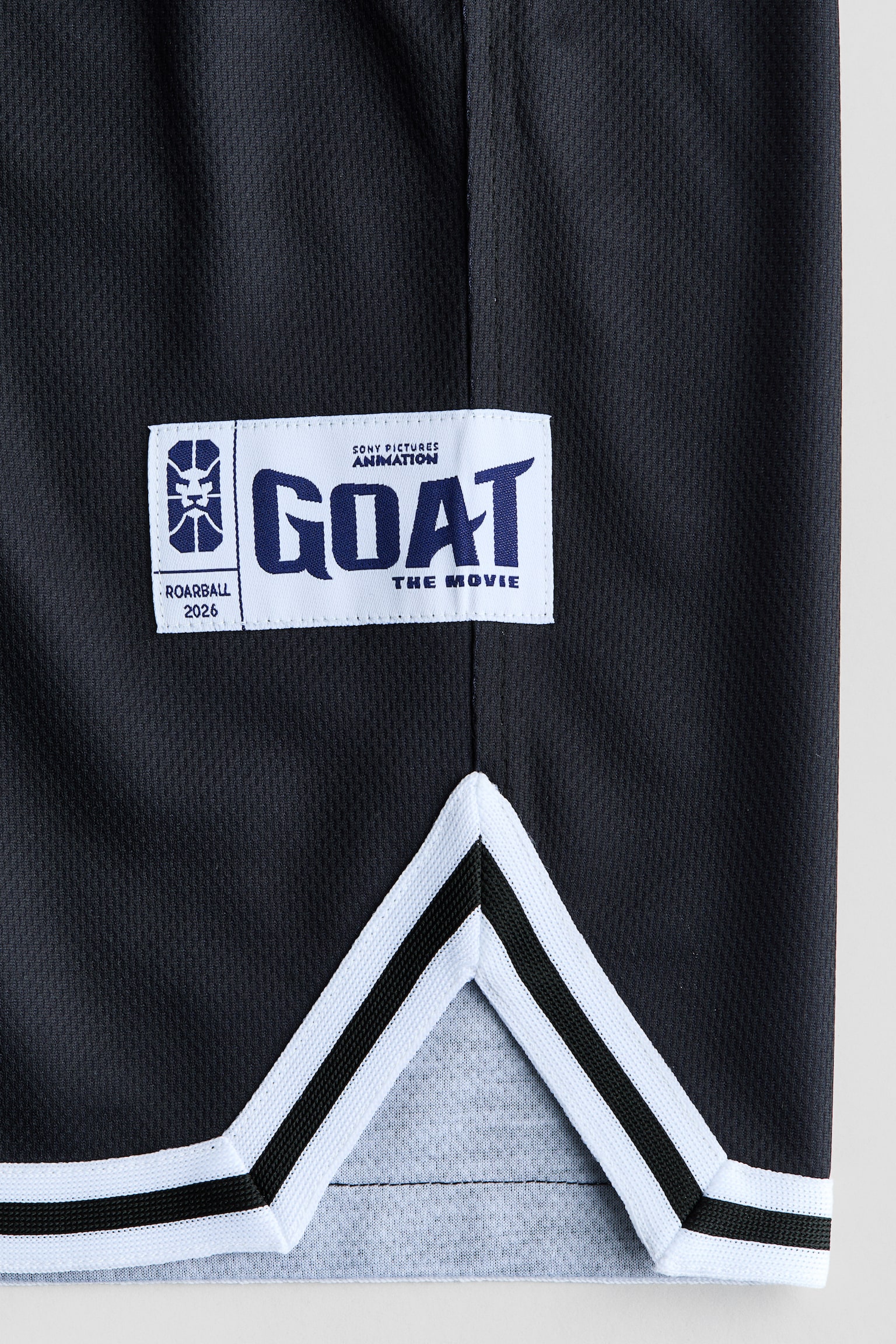 Zweiteiler aus bedrucktem Mesh-Marineblau/GOAT - 4