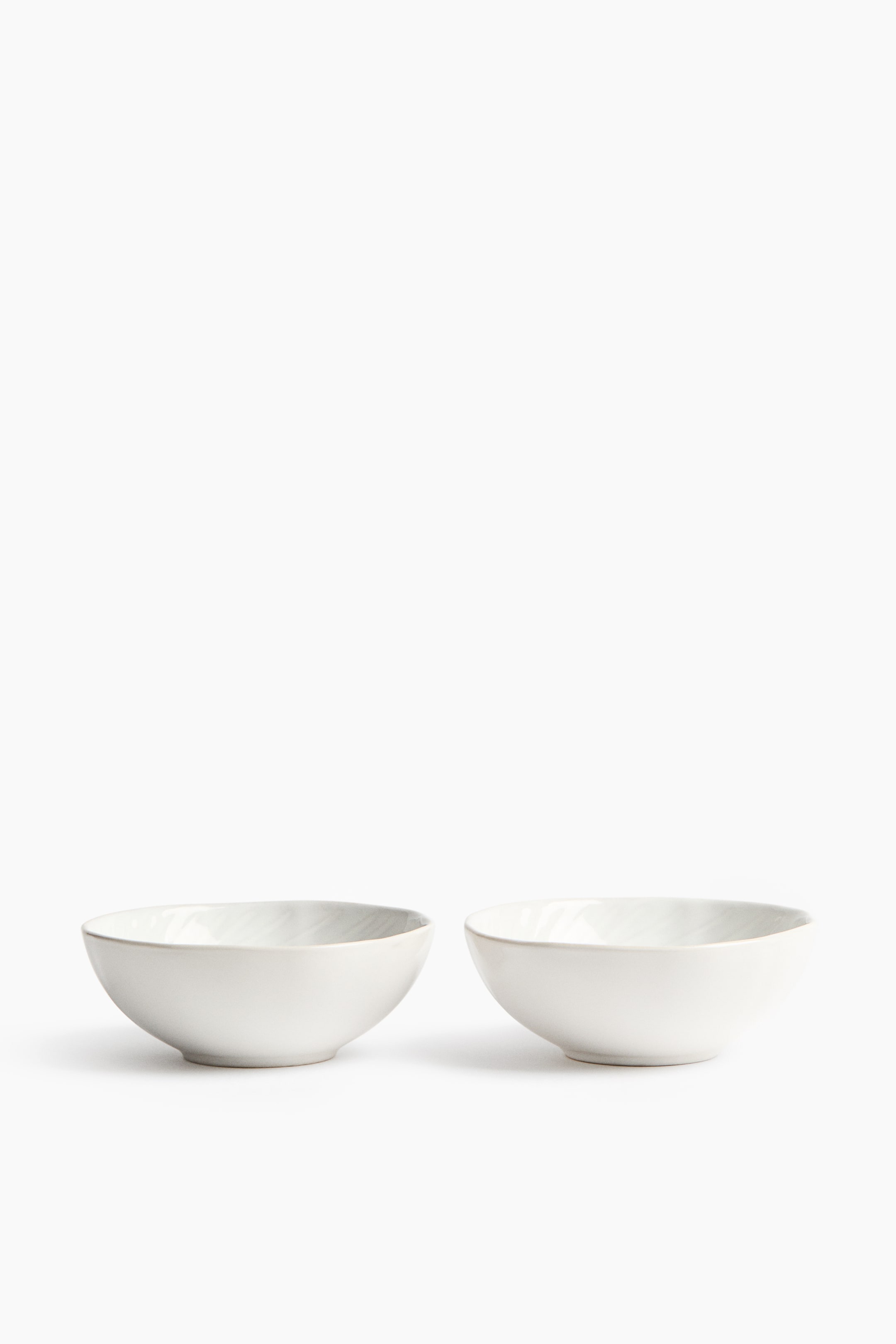 2-Pack Textured Stoneware Bowls