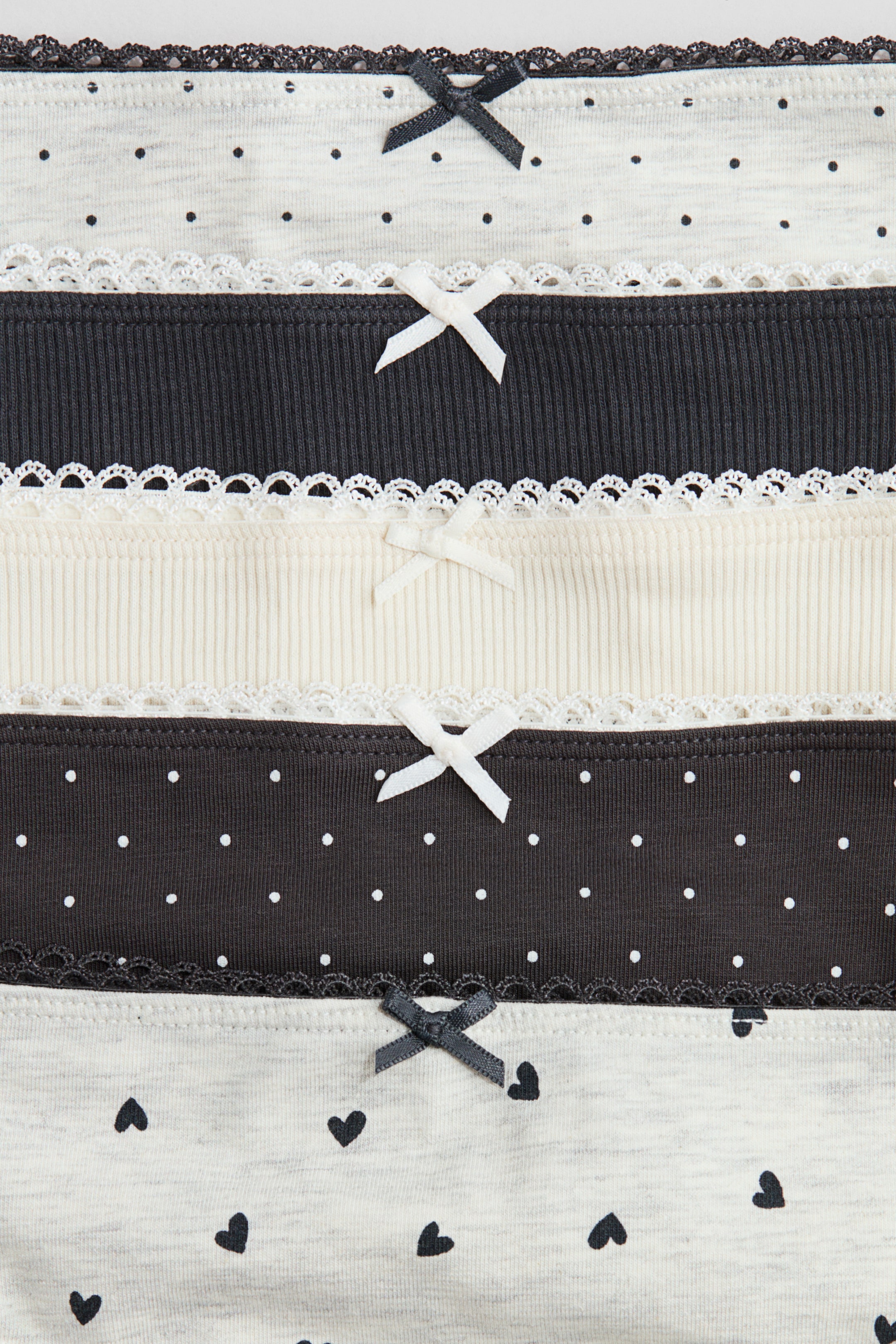 Lot de 5 culottes en coton