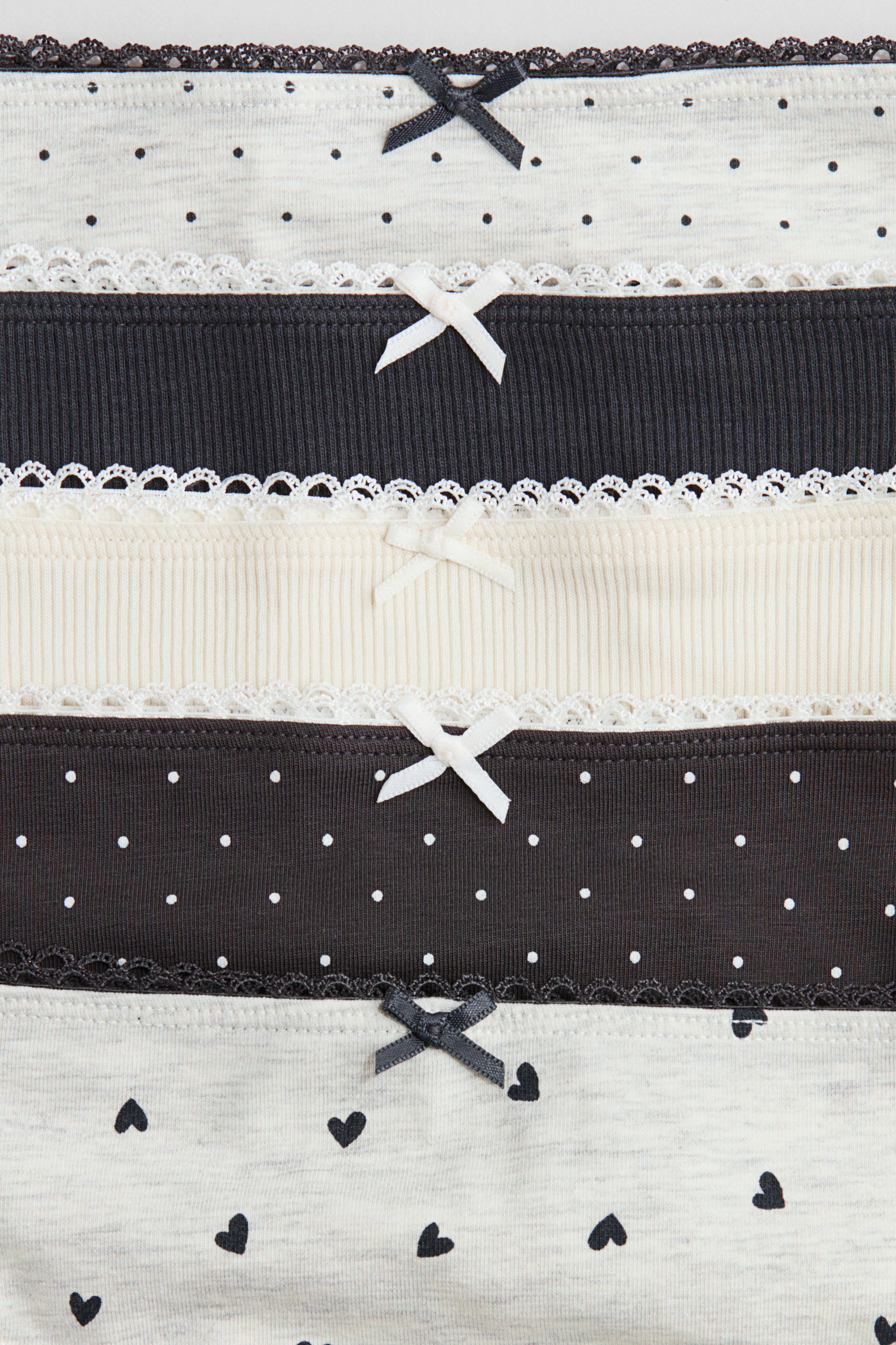 Lot de 5 culottes en coton