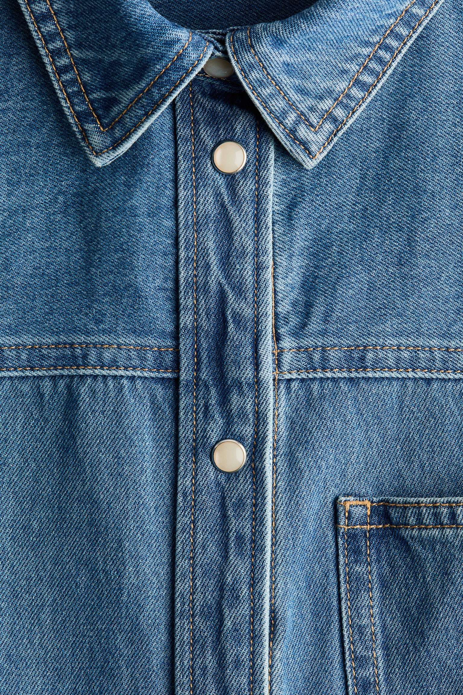 Camisa de denim - Azul denim - 5