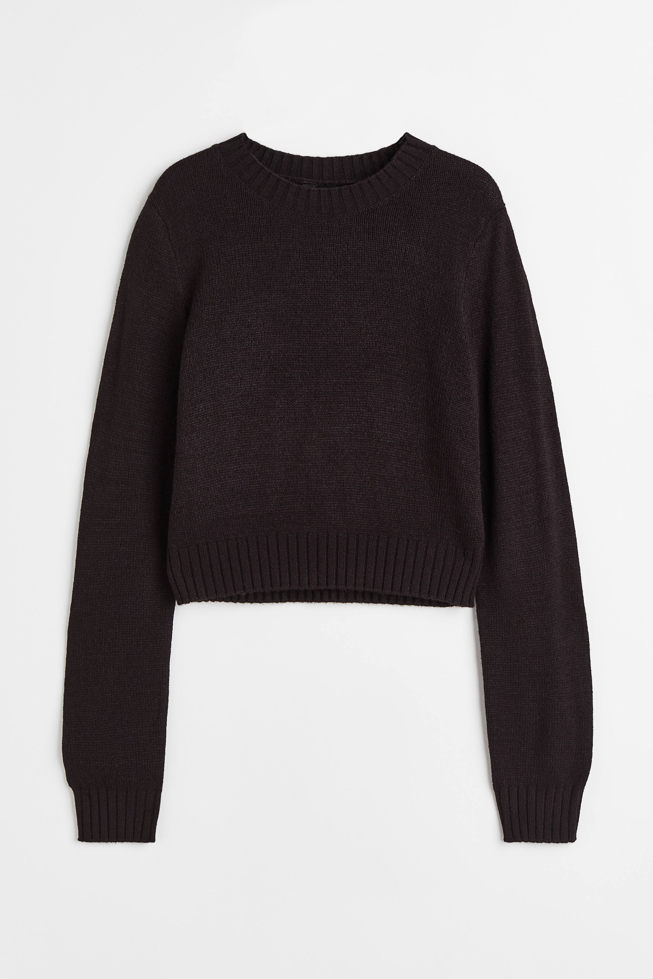 Fine-knit Sweater - Black - Ladies | H&M US