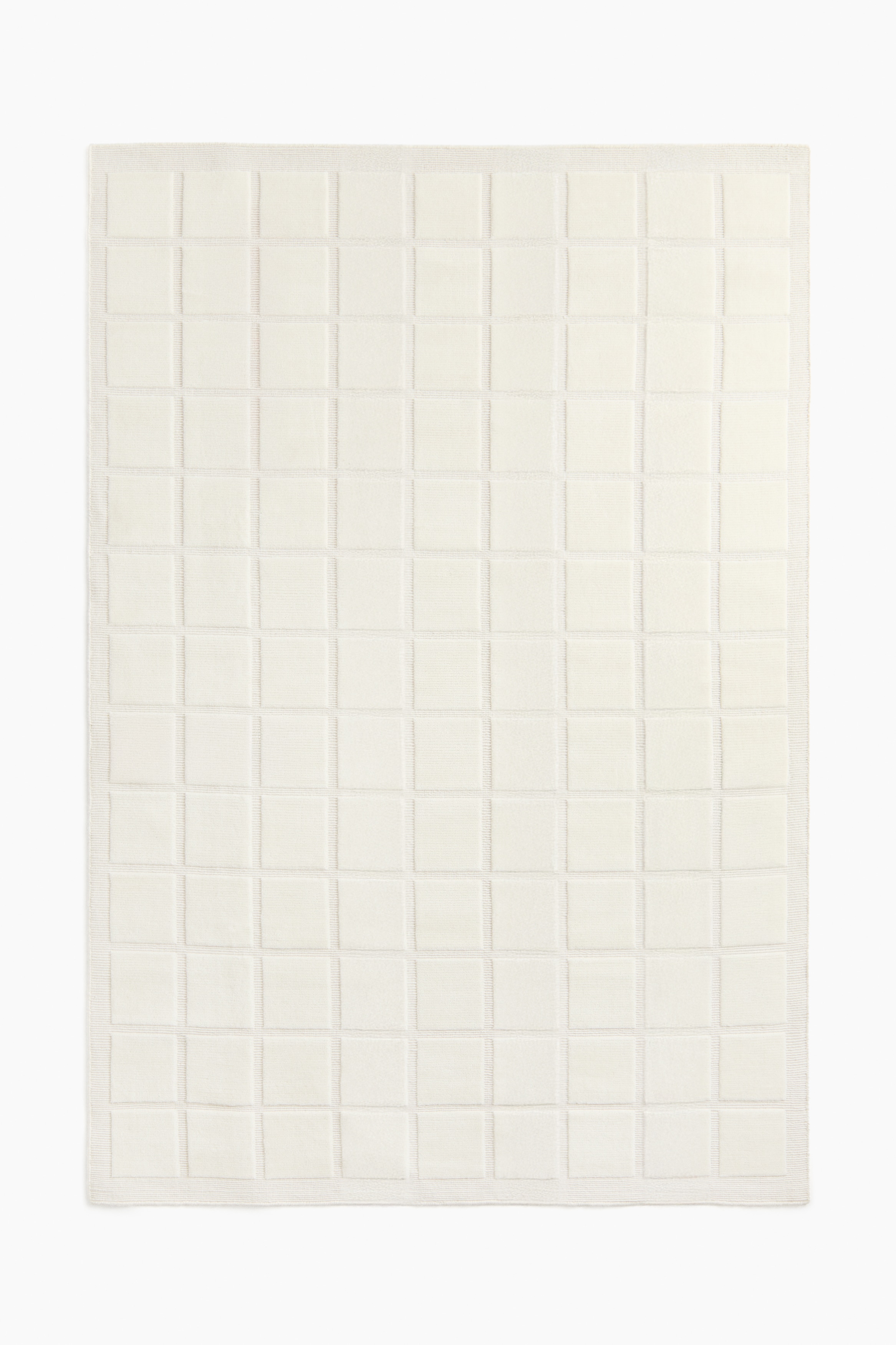 Large wool-blend rug - Cream