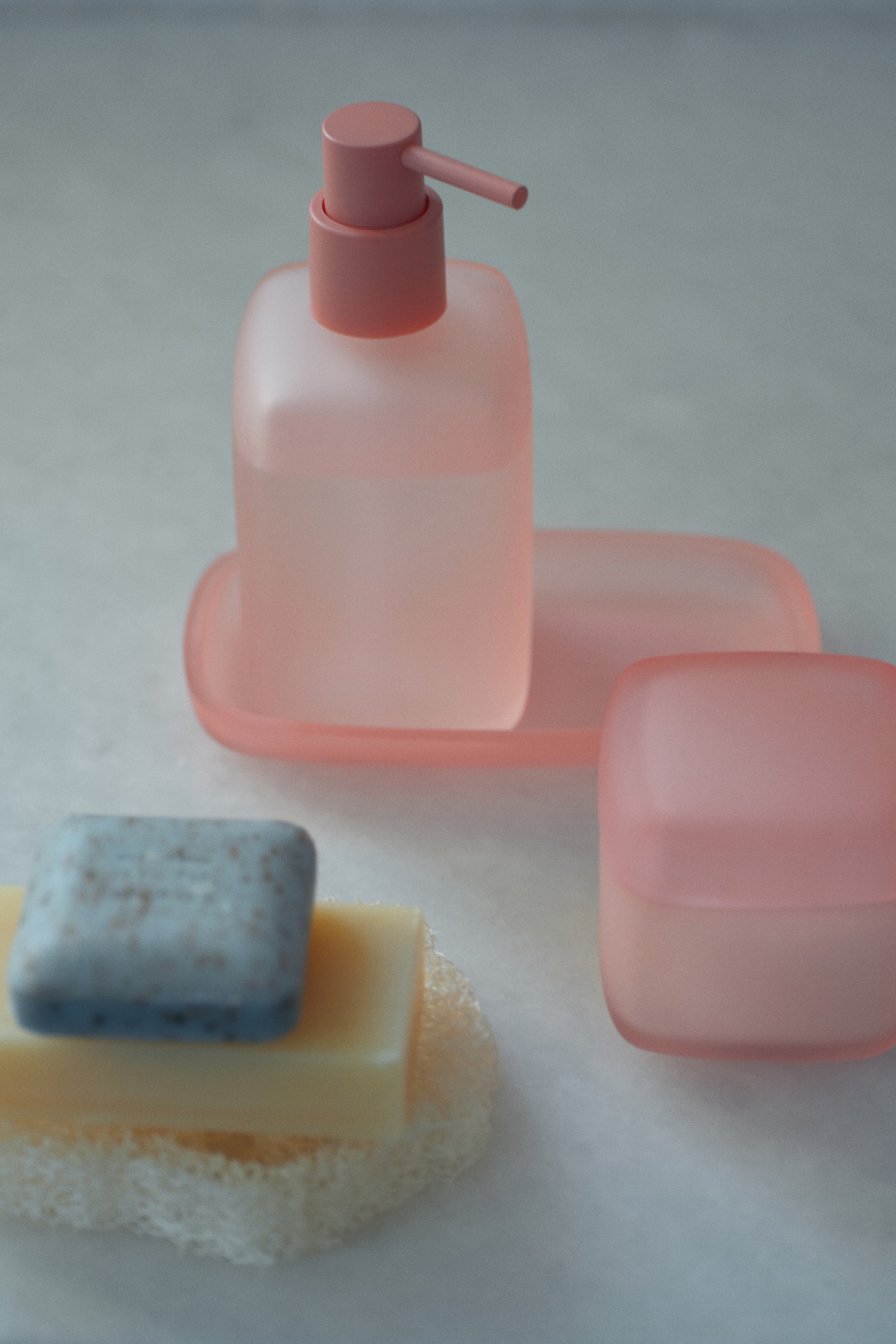 Lille skrin - Lys rosa/Lys beige/Sandbeige - 5