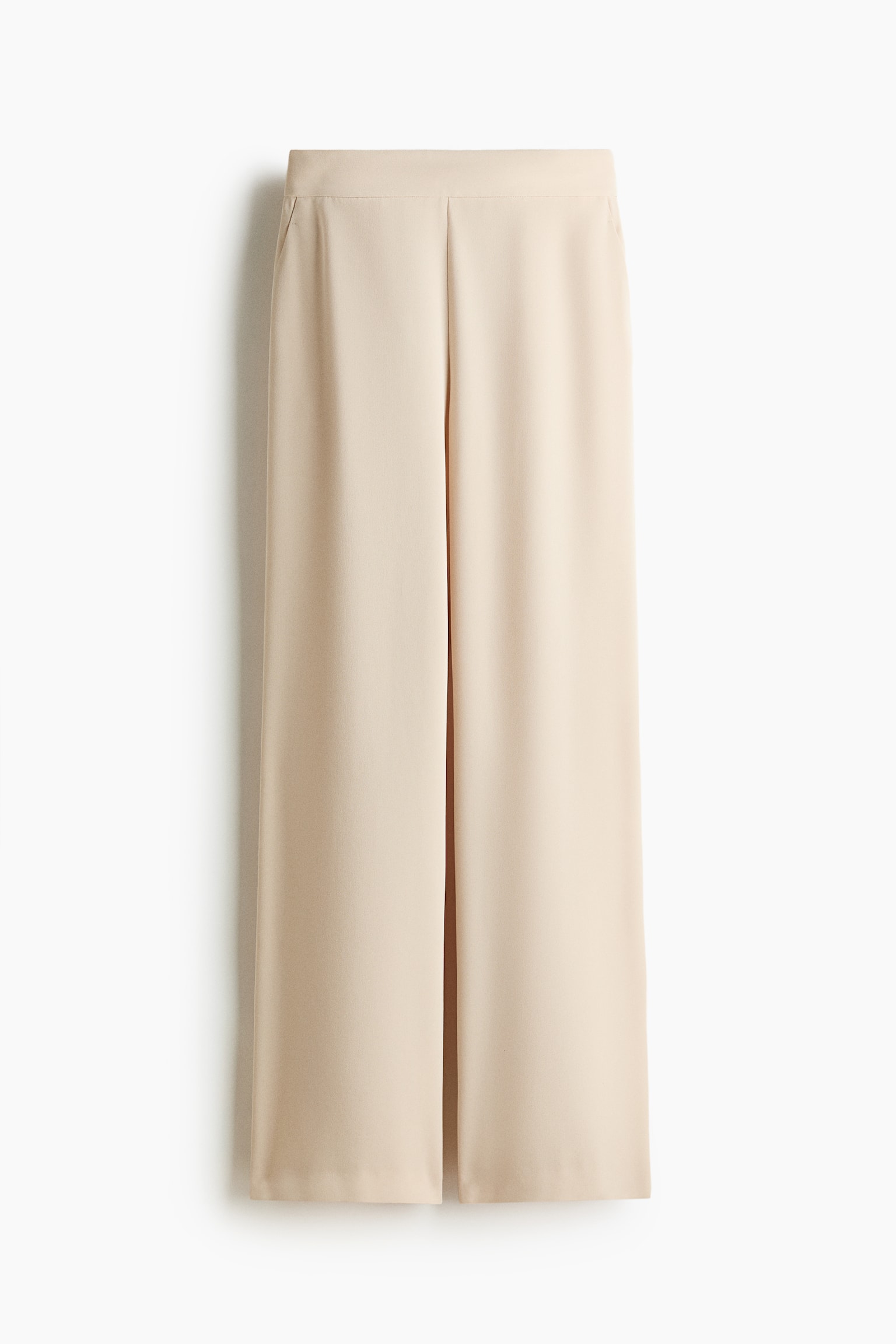 Straight trousers - Svetlobéžová - 1