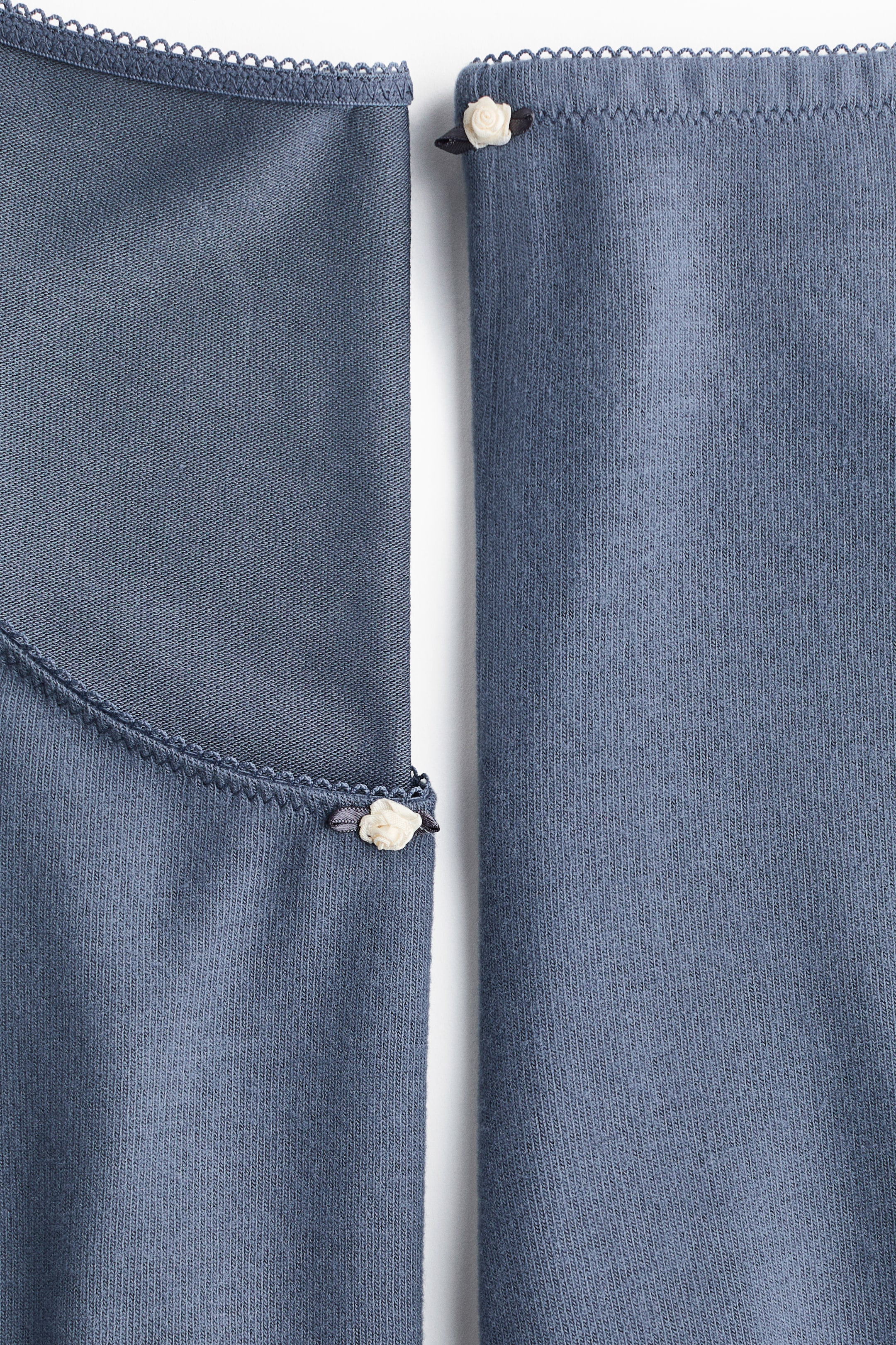 Ampliar la imagen: Pijama en punto peinado - Azul paloma - Ladies | H&M MX 2