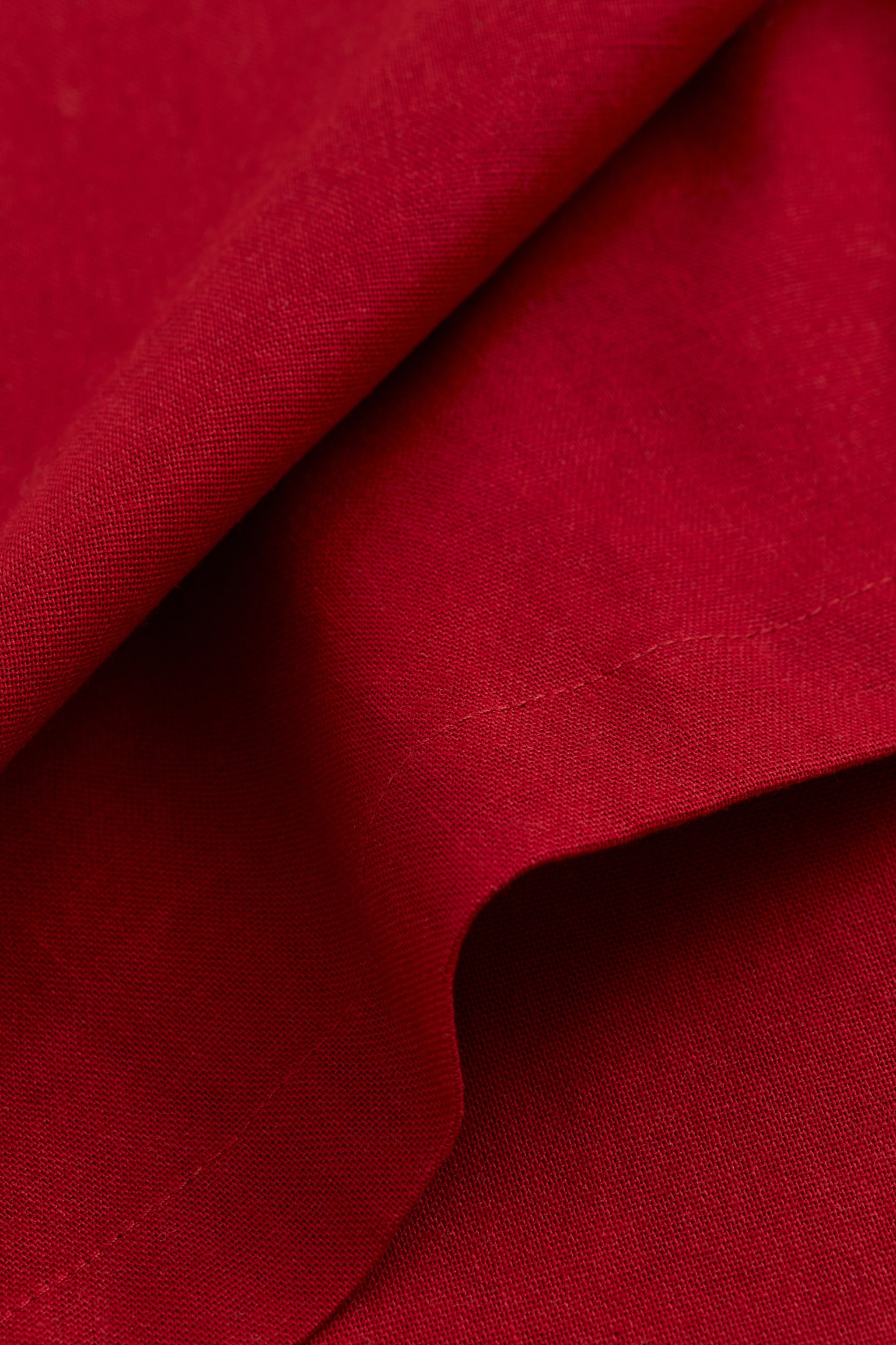 Cotton tablecloth - Dark red/Dark grey/White - 2