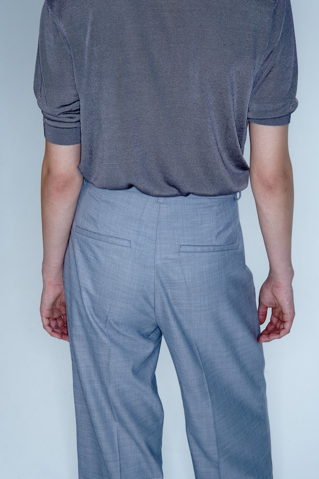 Pantalon large - Gris/Noir/Beige/Beige clair - 5