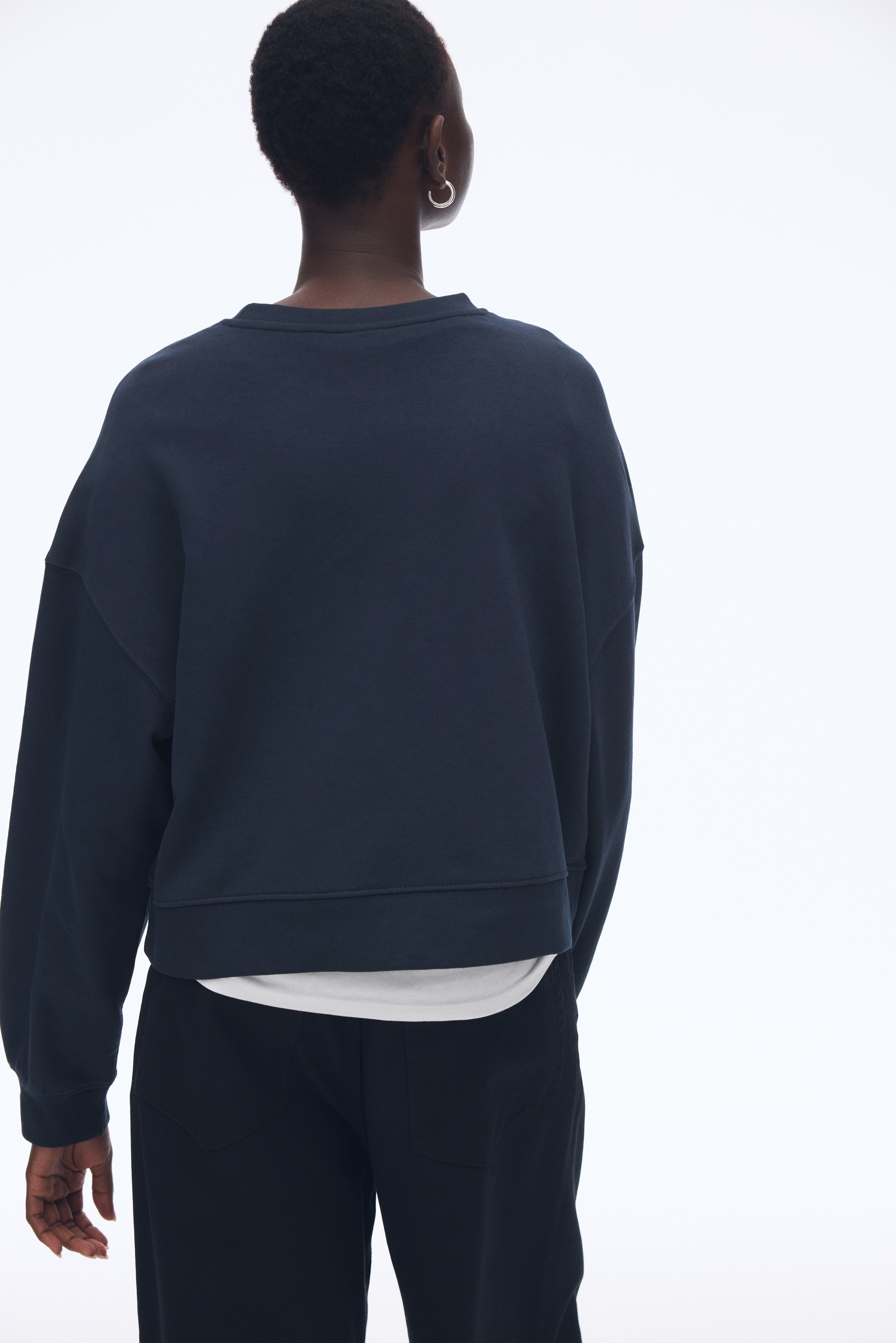 Women's Navy blue Sweatshirt | H&M US