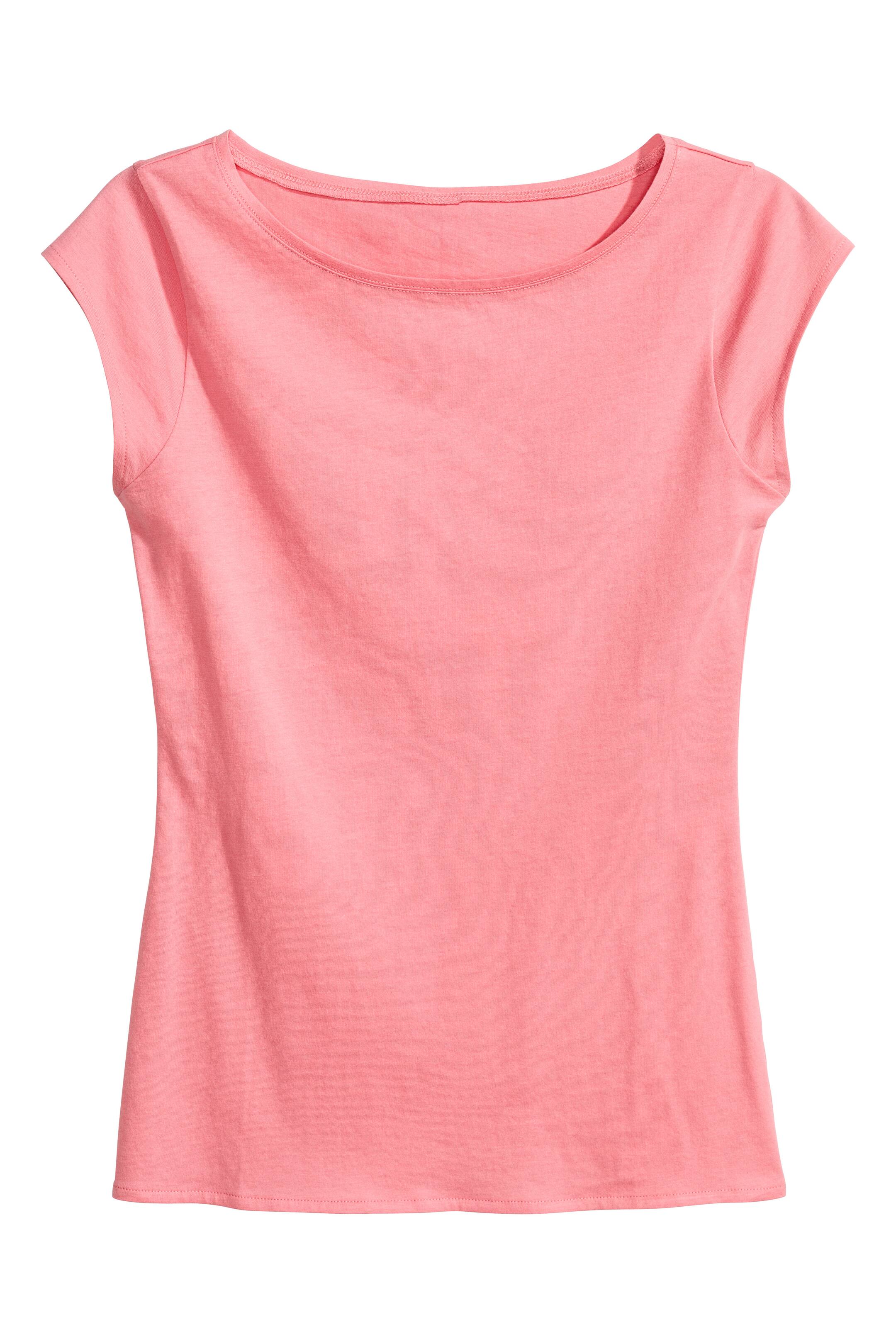 View larger image: Cap-sleeved top - Pink - Ladies | H&M GB 1