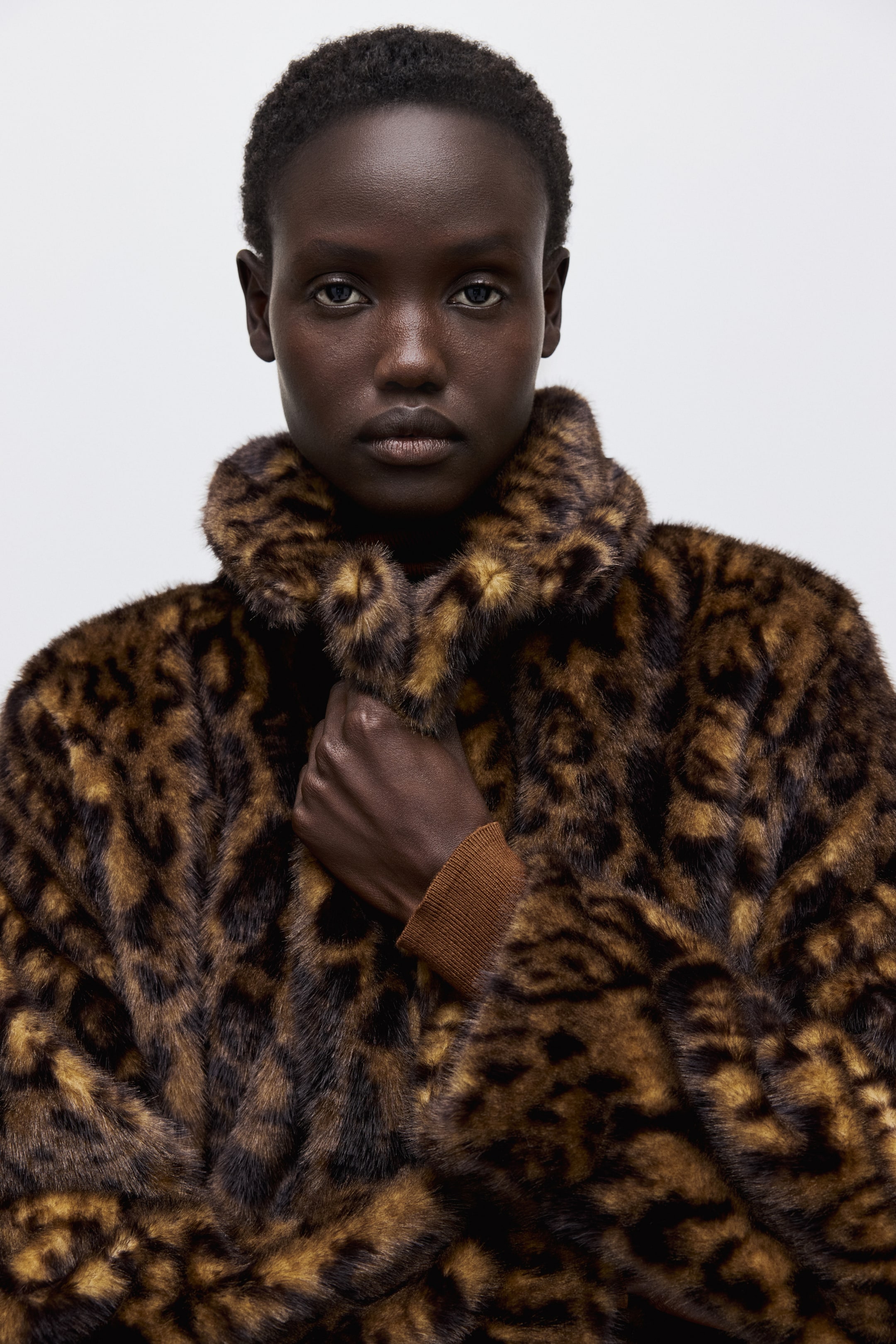 Ingrandisci l'immagine: Cappotto midi - Beige/leopardato - DONNA | H&M CH 2