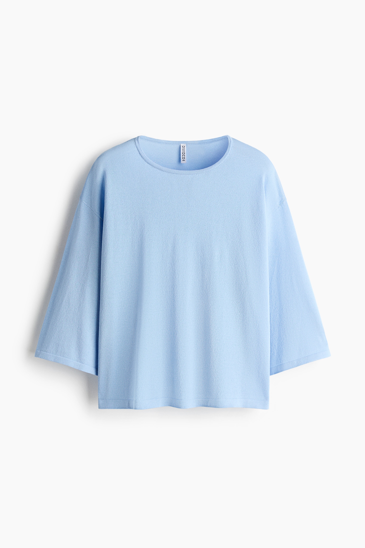 Loose-Fit Sweater - Light blue/Cream - 1