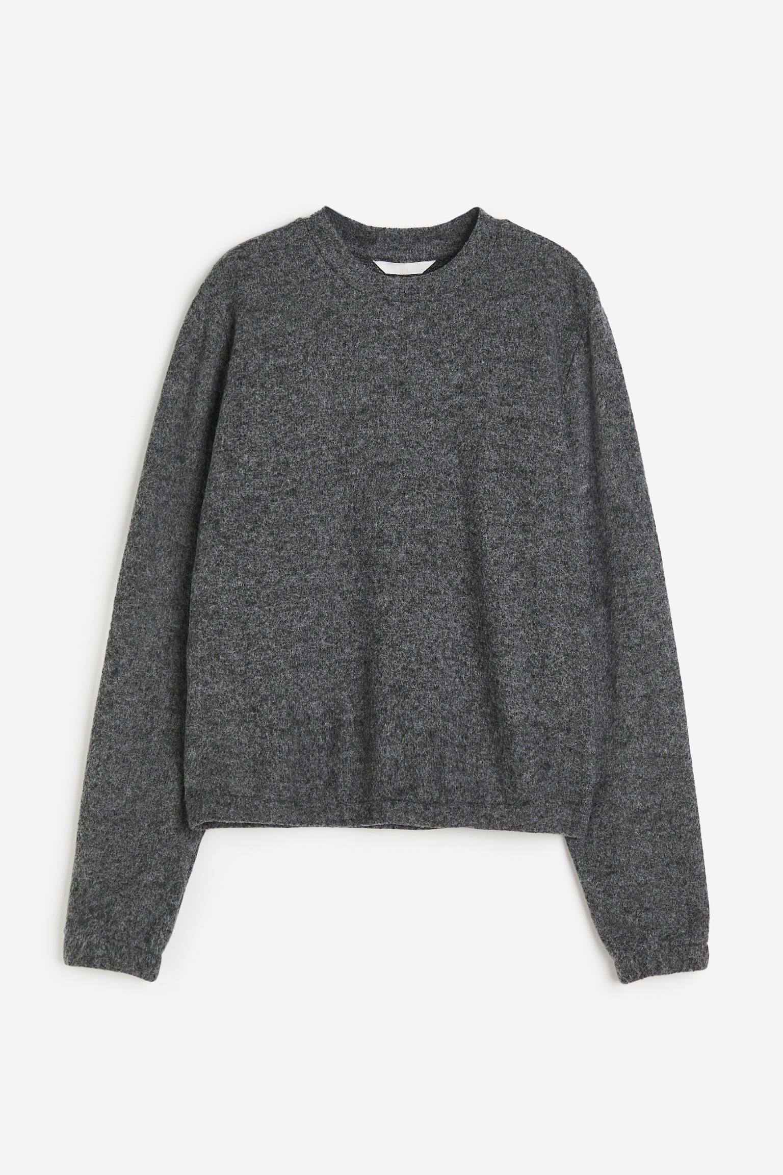 Jersey top - Dark grey marl/Light grey marl - 1