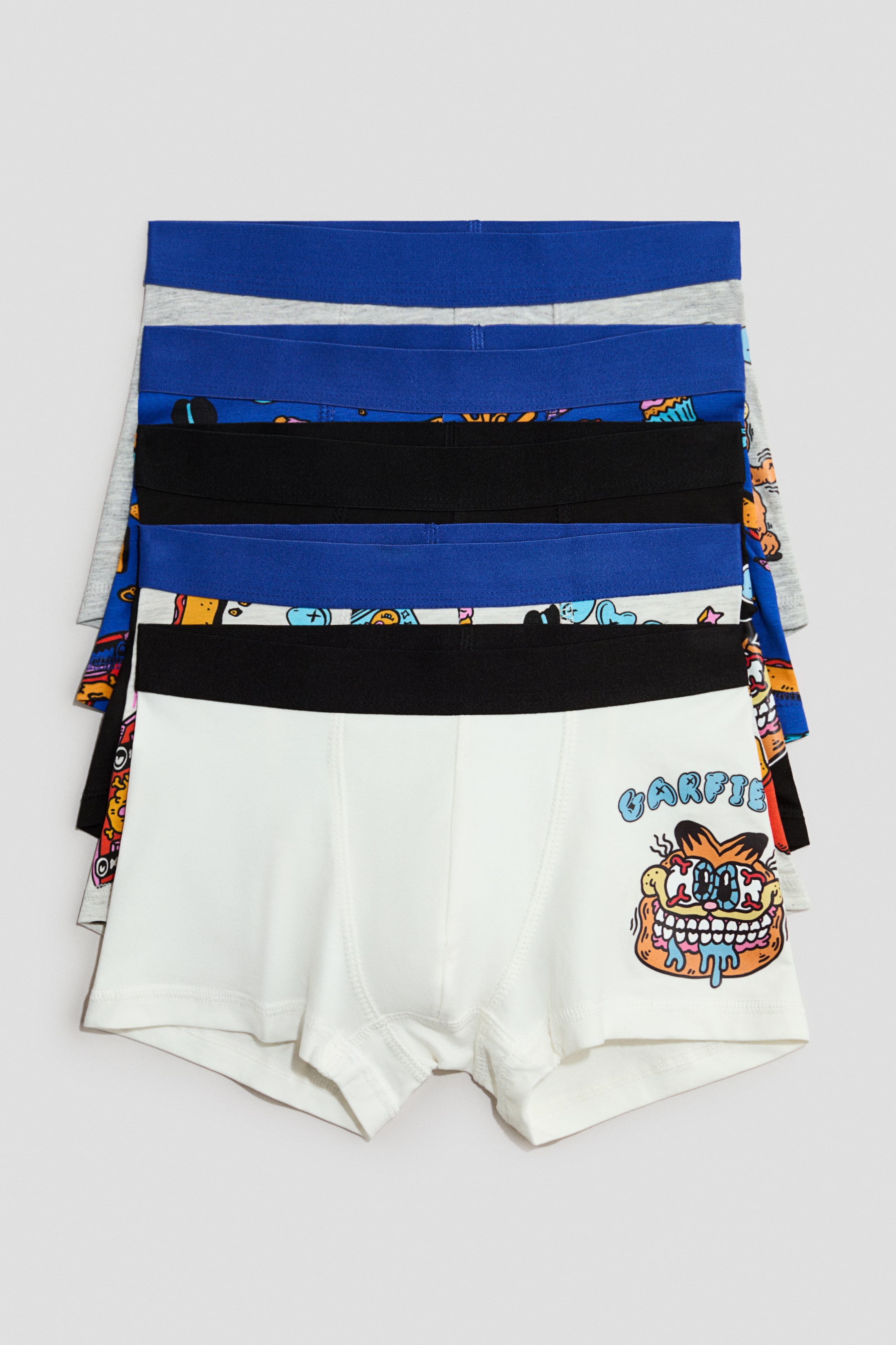 Ingrandisci l'immagine: Boxer 5 pezzi - Bianco/Garfield - BAMBINO | H&M CH 1