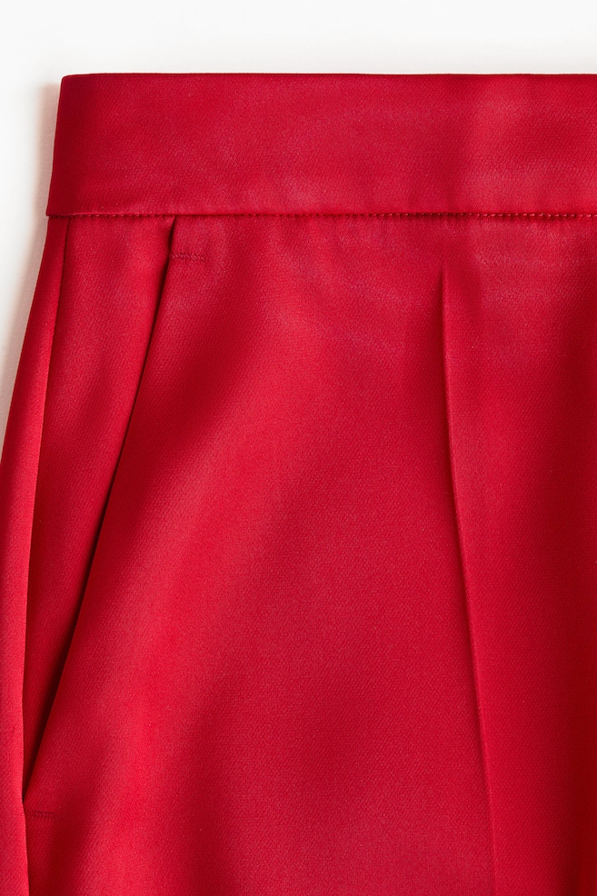 Wide trousers-Red - 3
