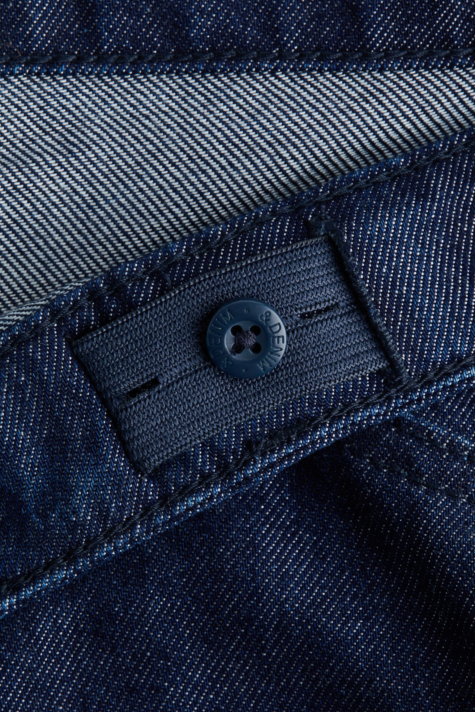 MAMA Wide Low Jeans - Tmavý denim blue/Denim blue - 4