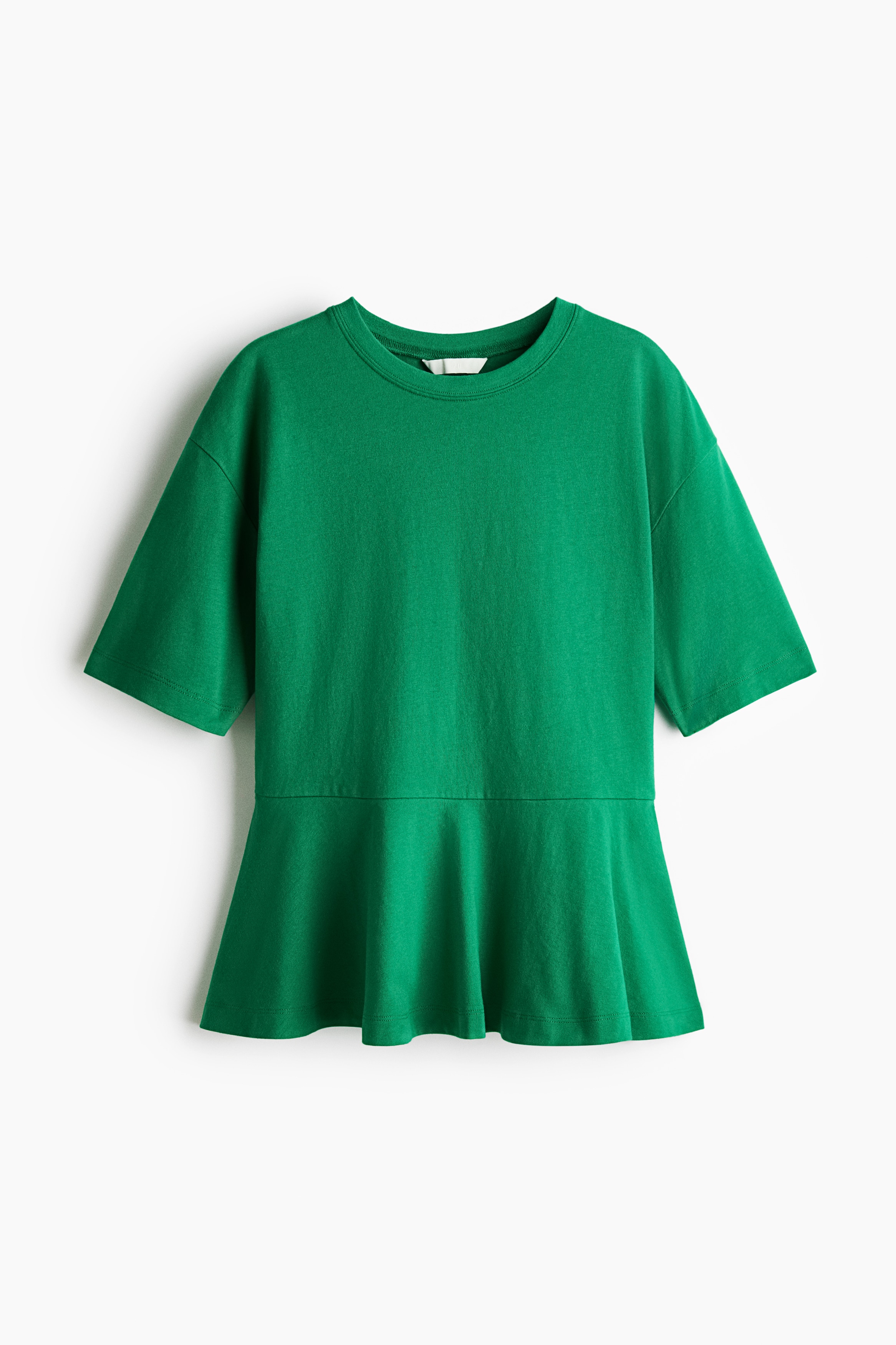 Cotton peplum top
