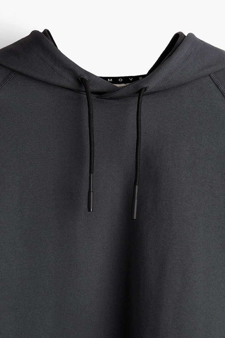 Sport-Hoodie mit DryMove™ in Loose Fit Dunkelgrau Men H&M AT
