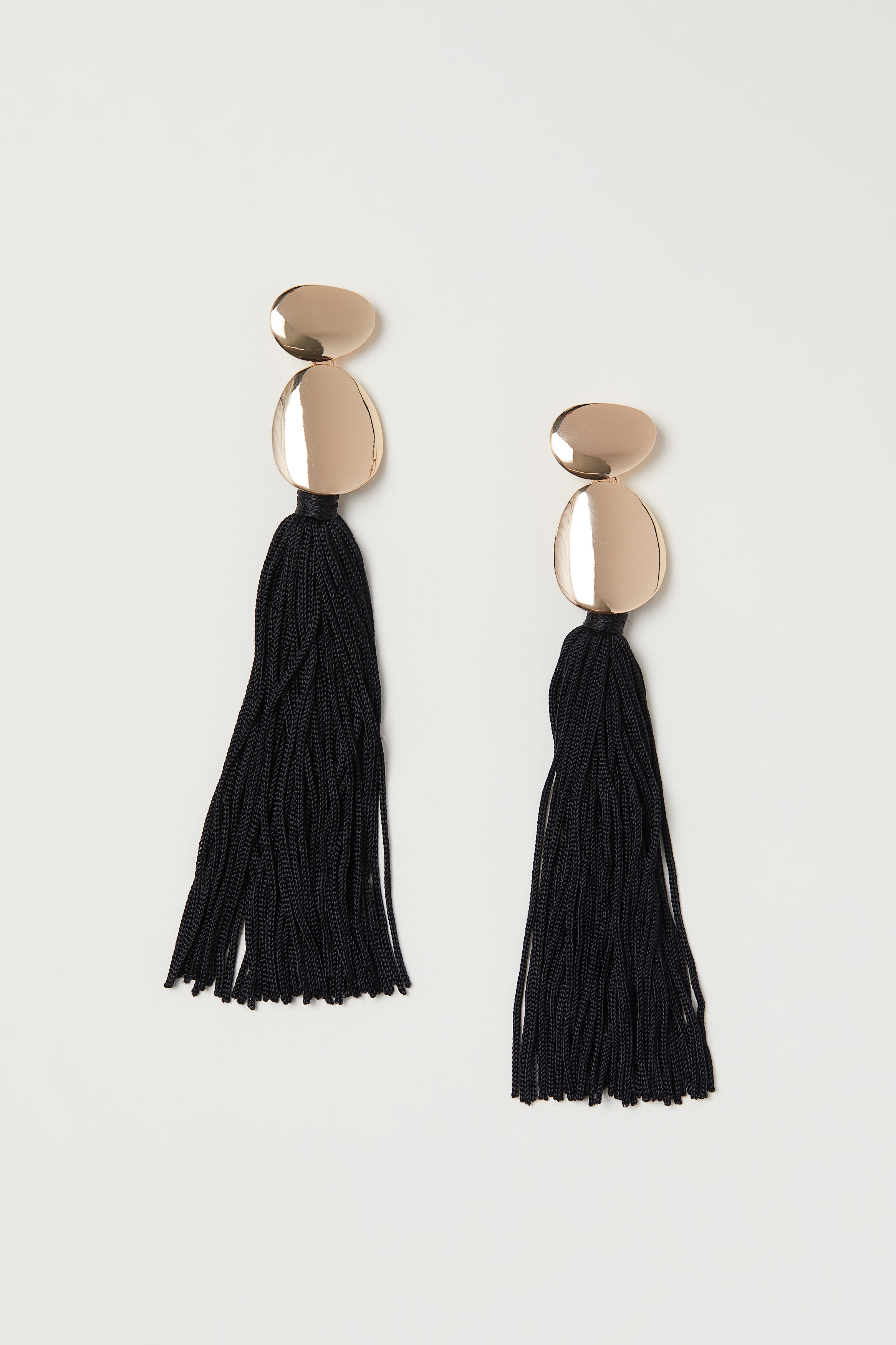 H&m tassel earrings gold hotsell