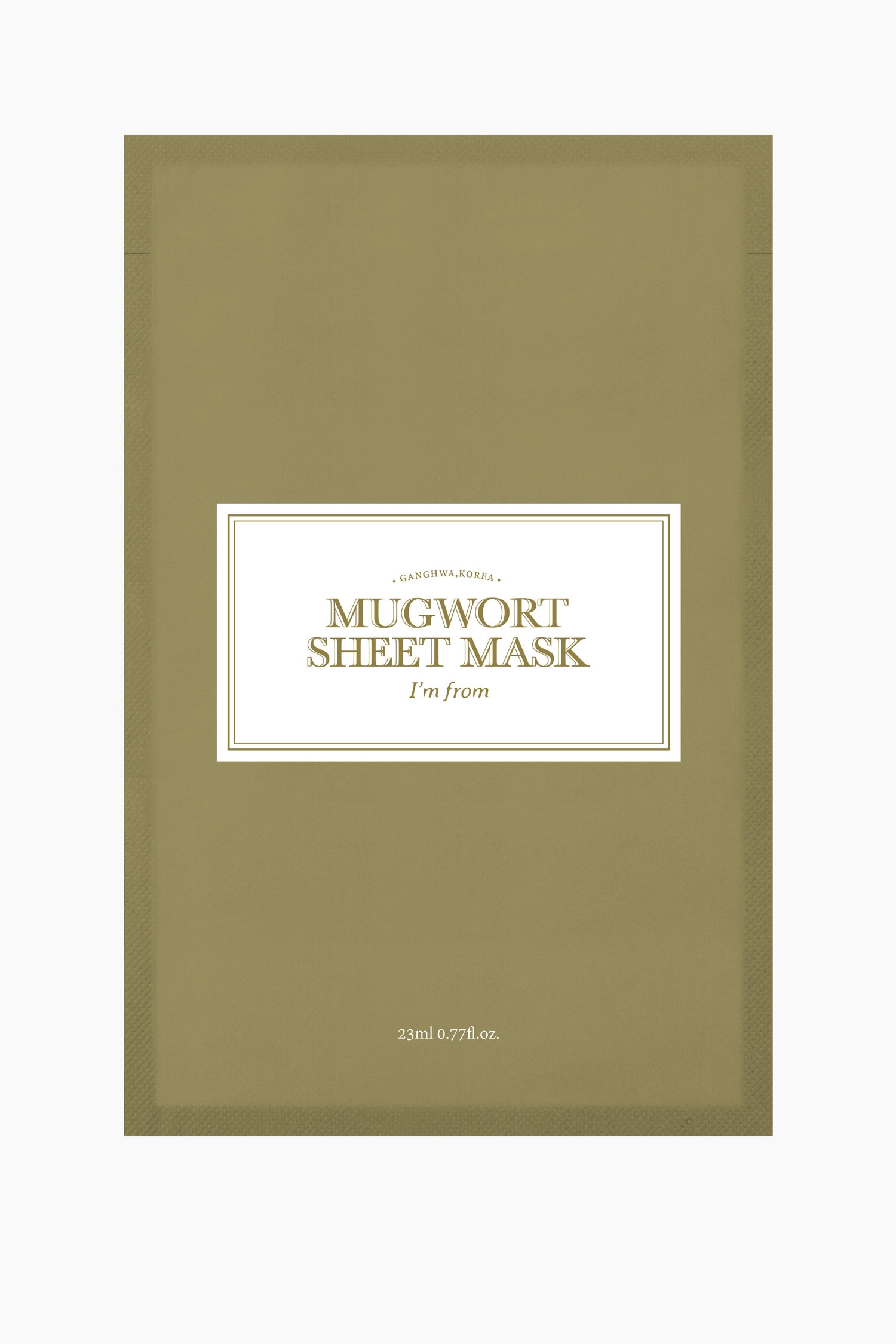 I'm From - Mugwort Sheet Mask - No Colour