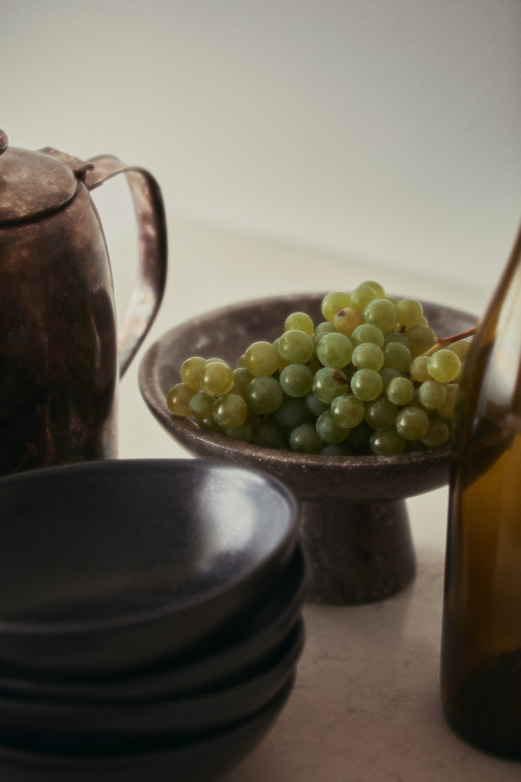 Marble Pedestal Bowl