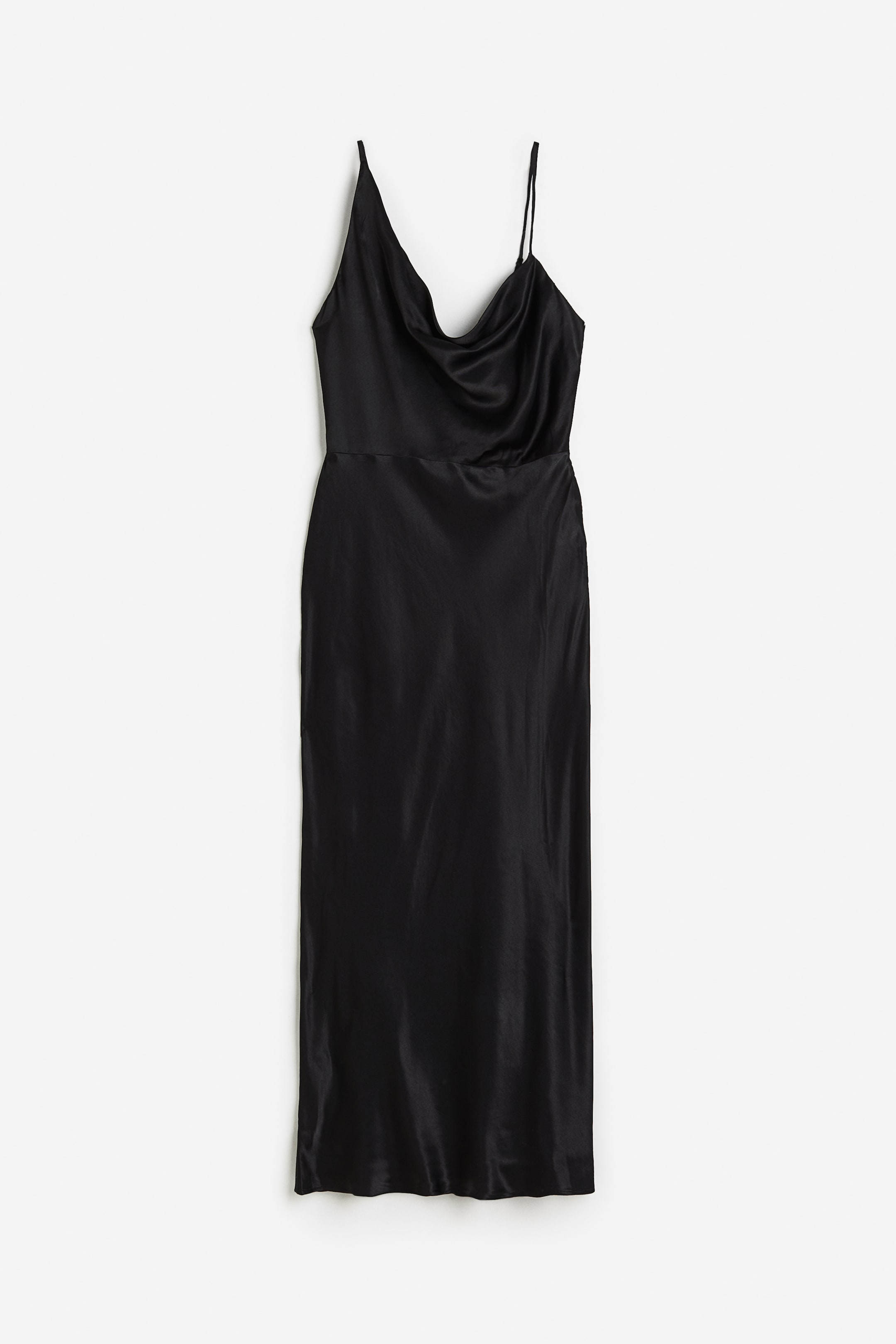 Asymmetric Satin Dress