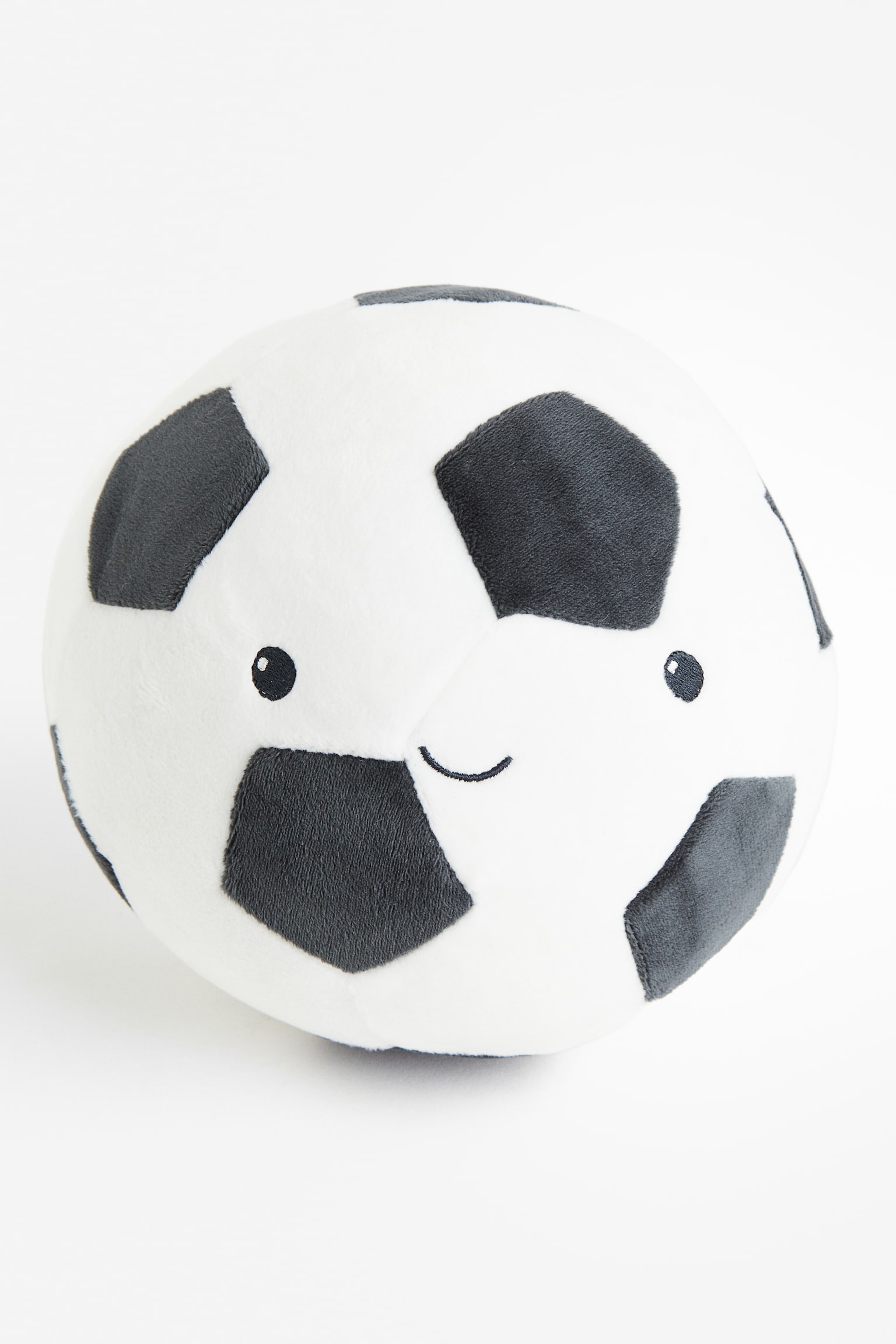 Soft toy ball - White/Black - 2