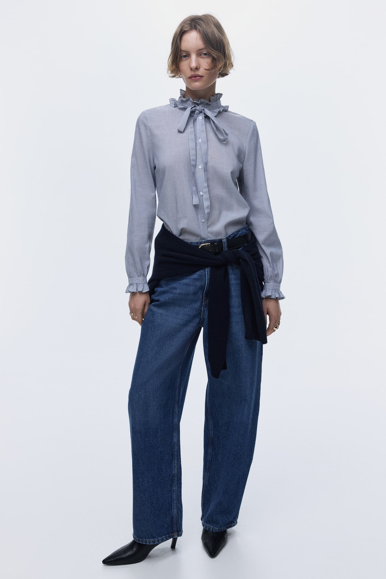Ruffle-Trimmed Blouse - image 2