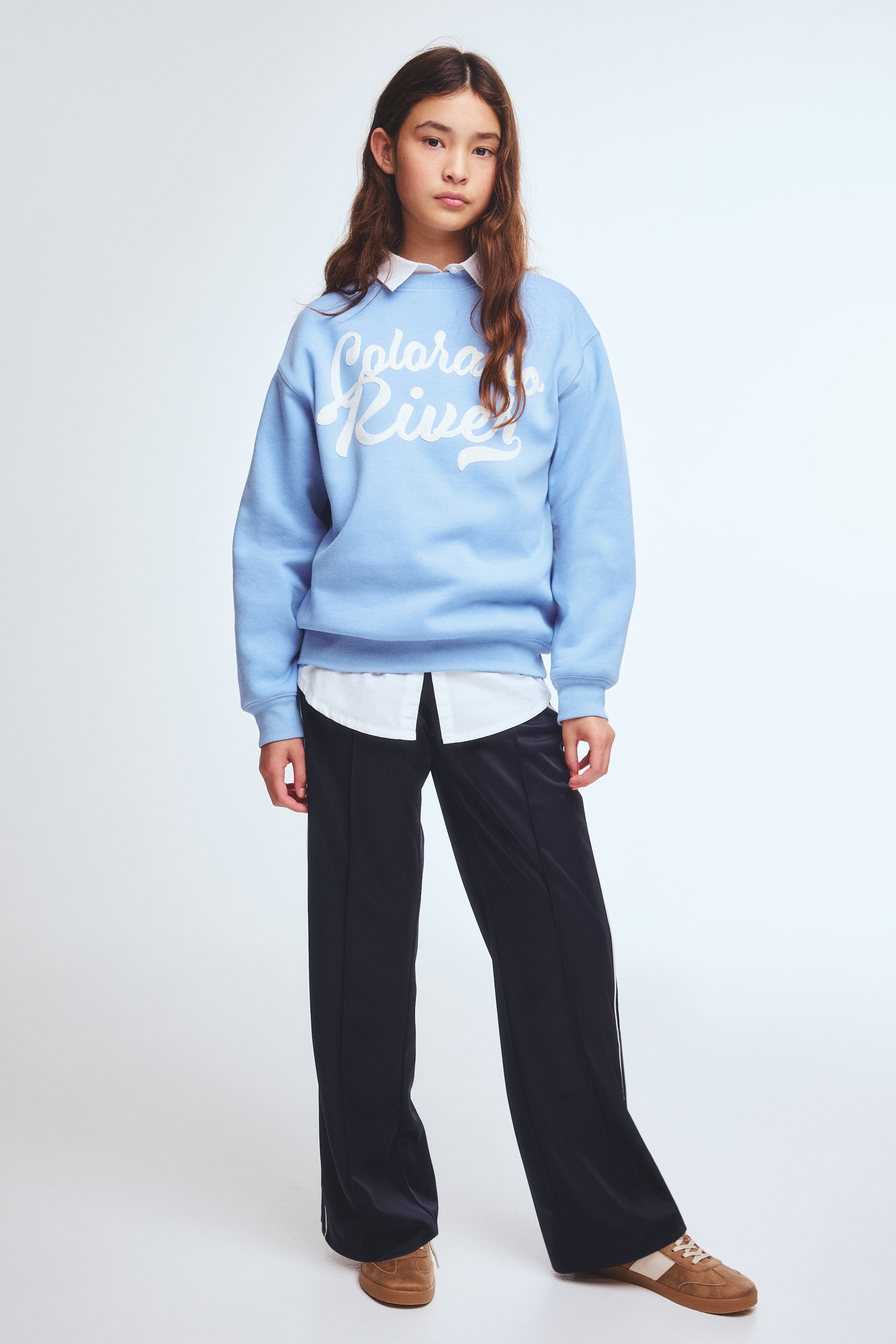Grösseres Bild ansehen: Sweatshirt mit Motiv - Blau/Colorado - KINDER | H&M CH 3