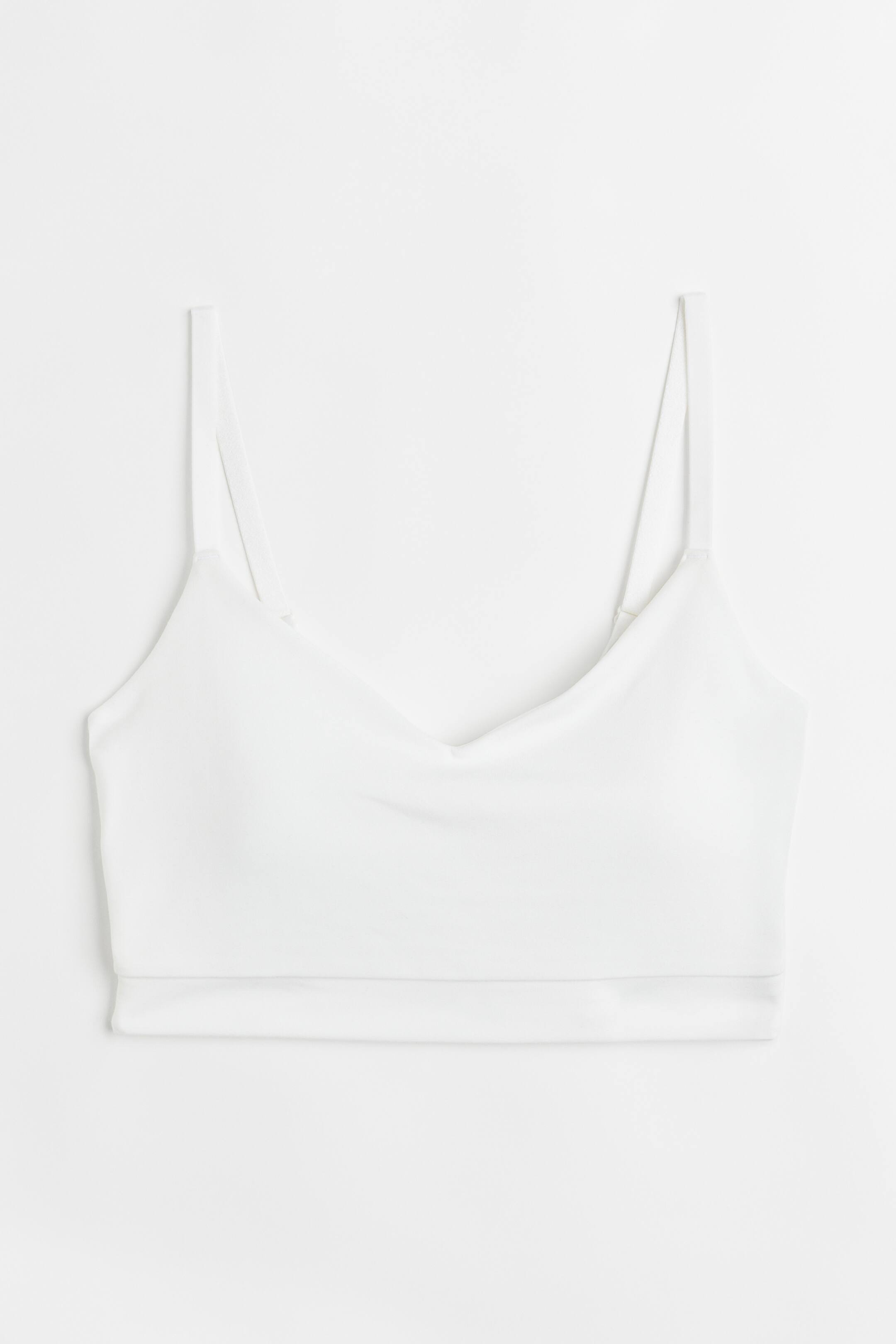 View larger image: Super Soft Light support Sports bra - White - Ladies | H&M 1