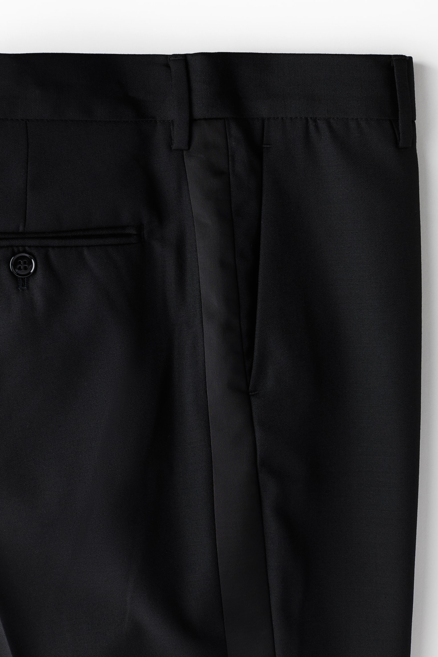 Slim Fit Tuxedo trousers - Black - 9