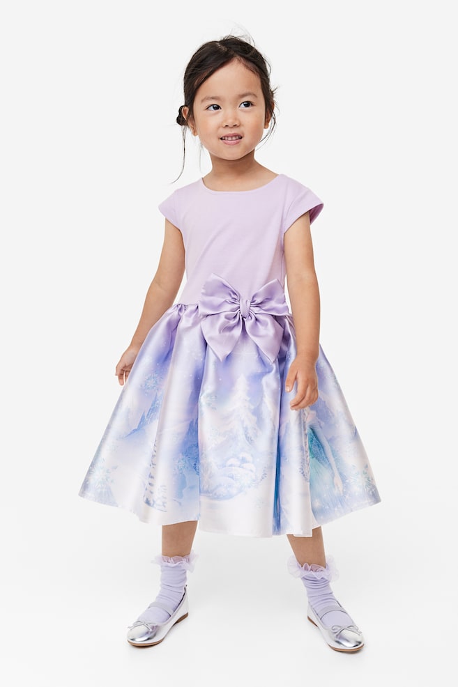 Bow-detail dress - Light purple/Frozen/Light purple/Frozen/Turquoise/Encanto/Light pink/Disney Princesses - 2