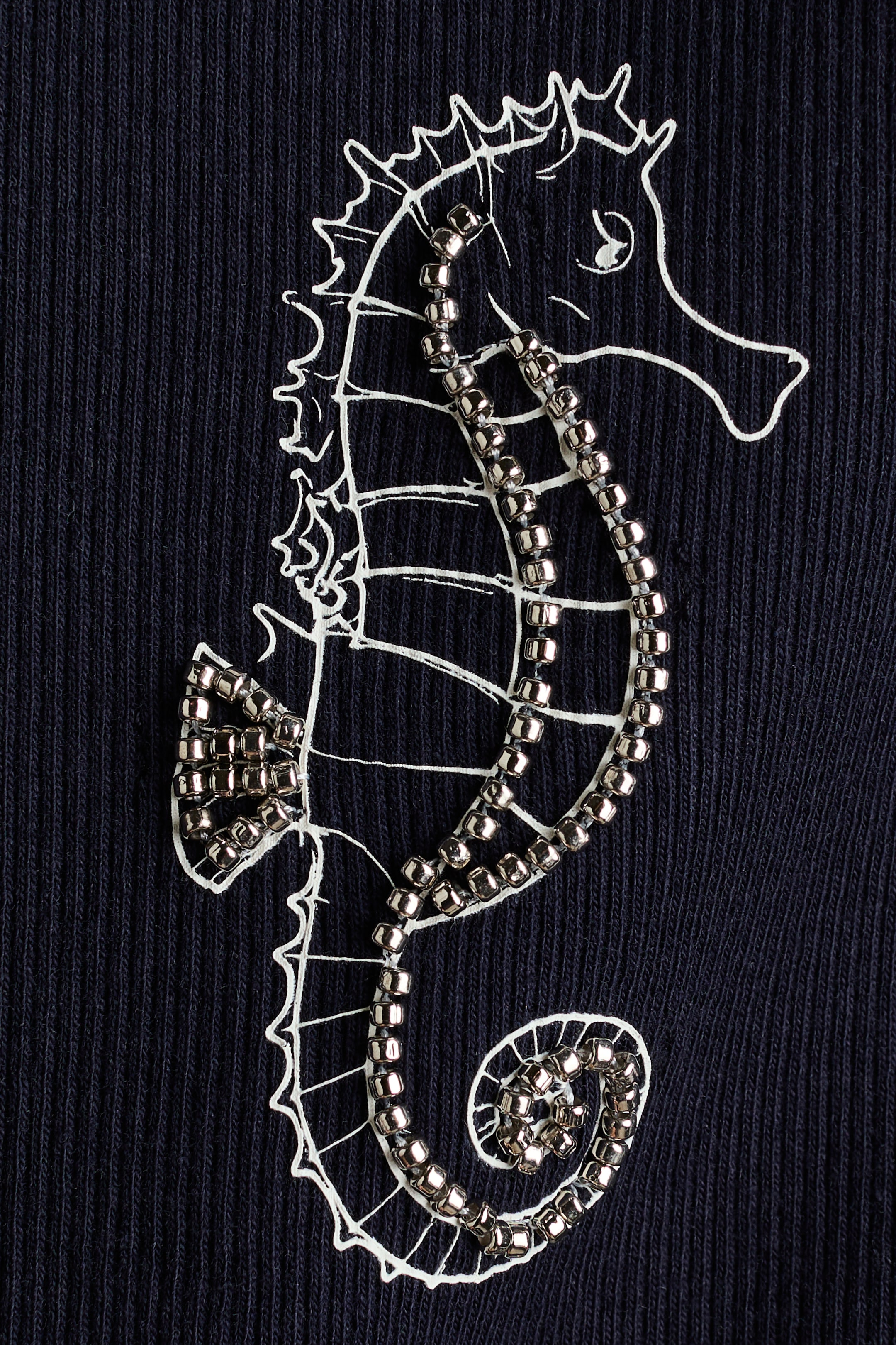 Bead-Embellished Tank Top