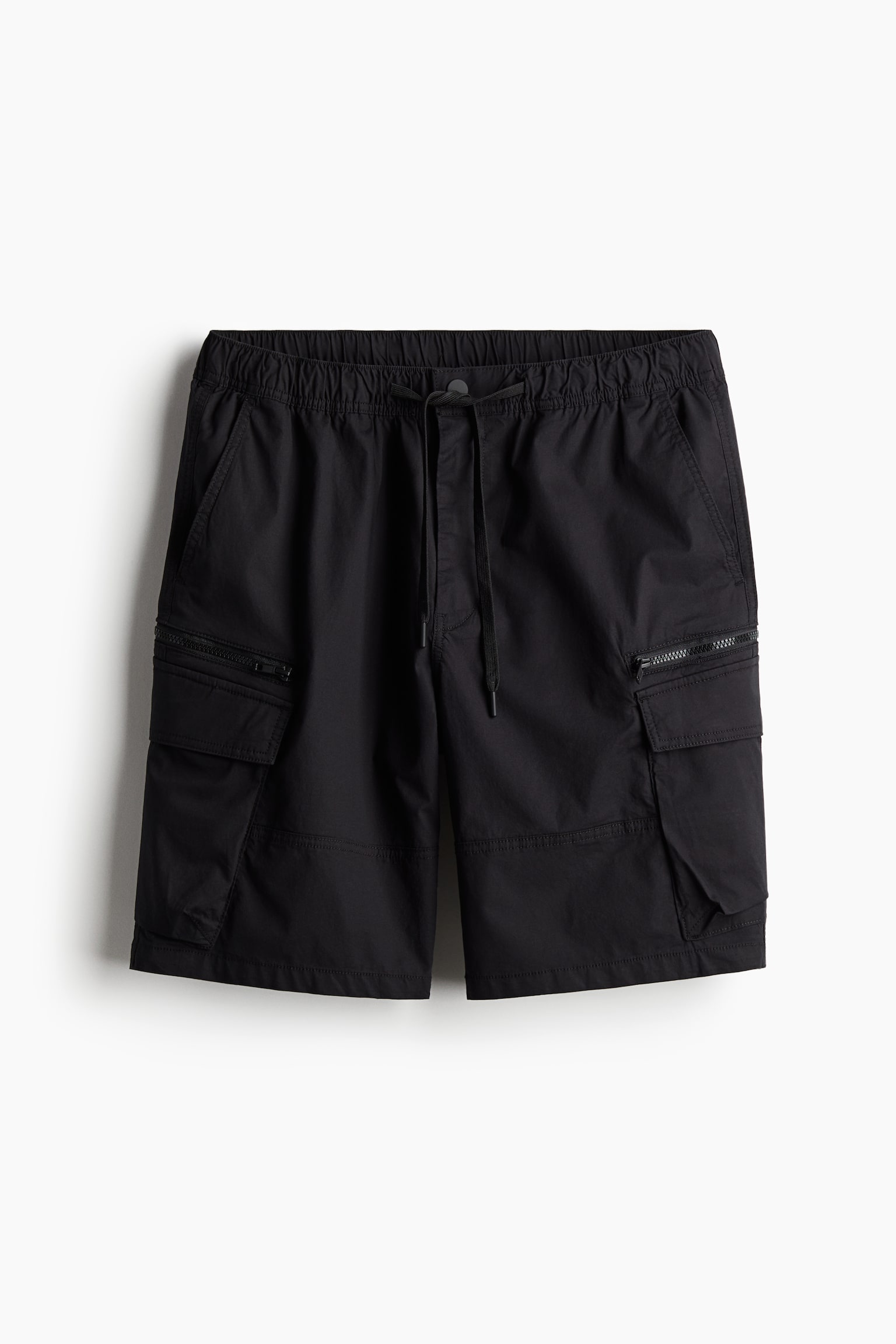 Regular Fit Cargo shorts - Black - 2