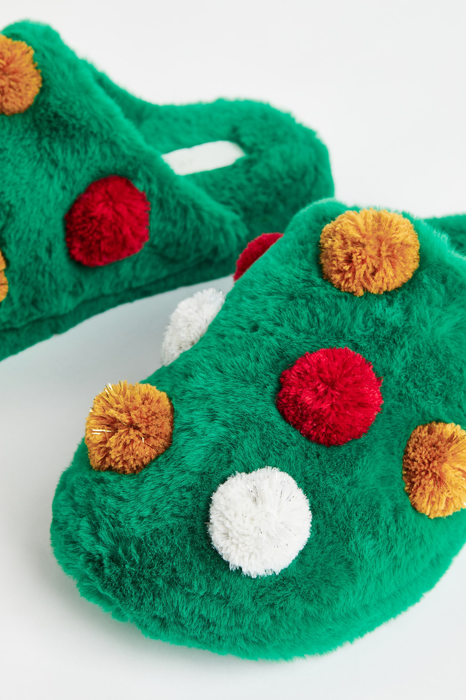 Christmas tree slippers - Green - 3