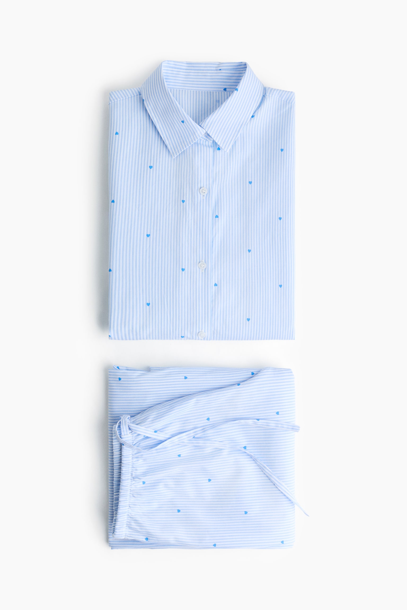 Cotton pyjamas - Blue/Striped - 5