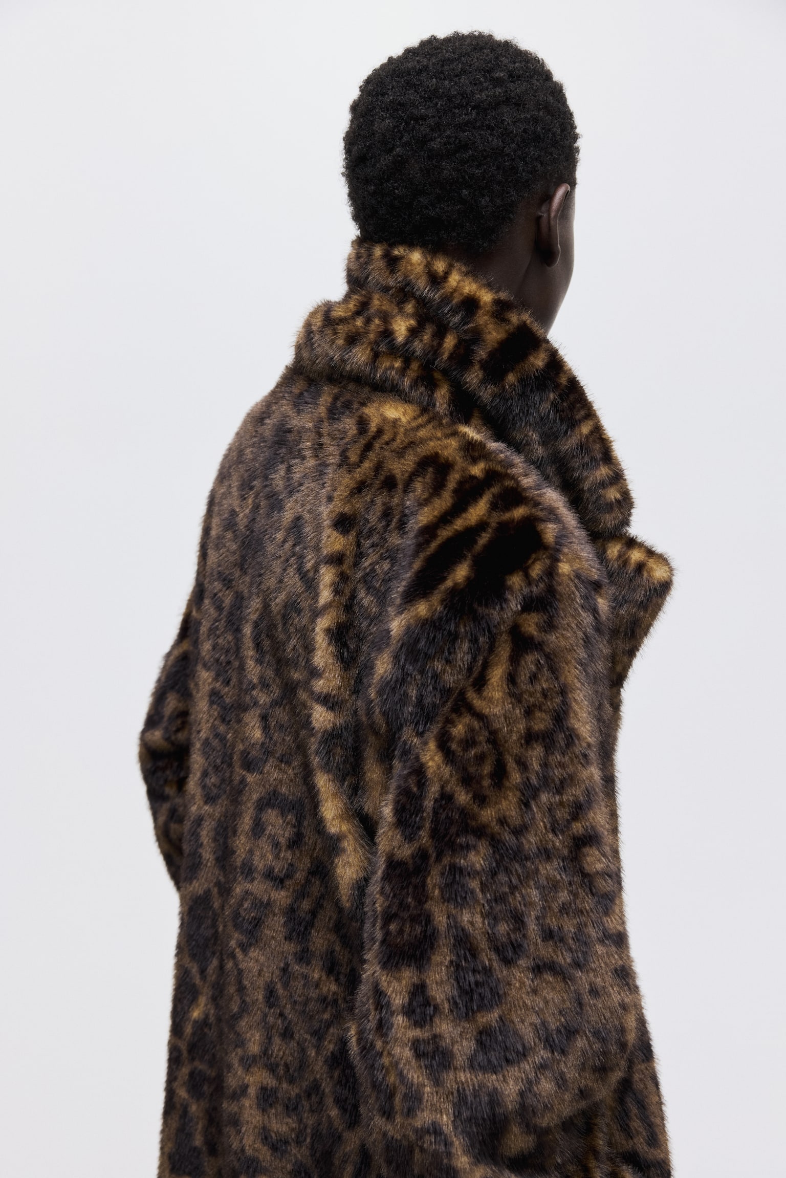 Cappotto midi - Beige/leopardato/Marrone scuro - 5