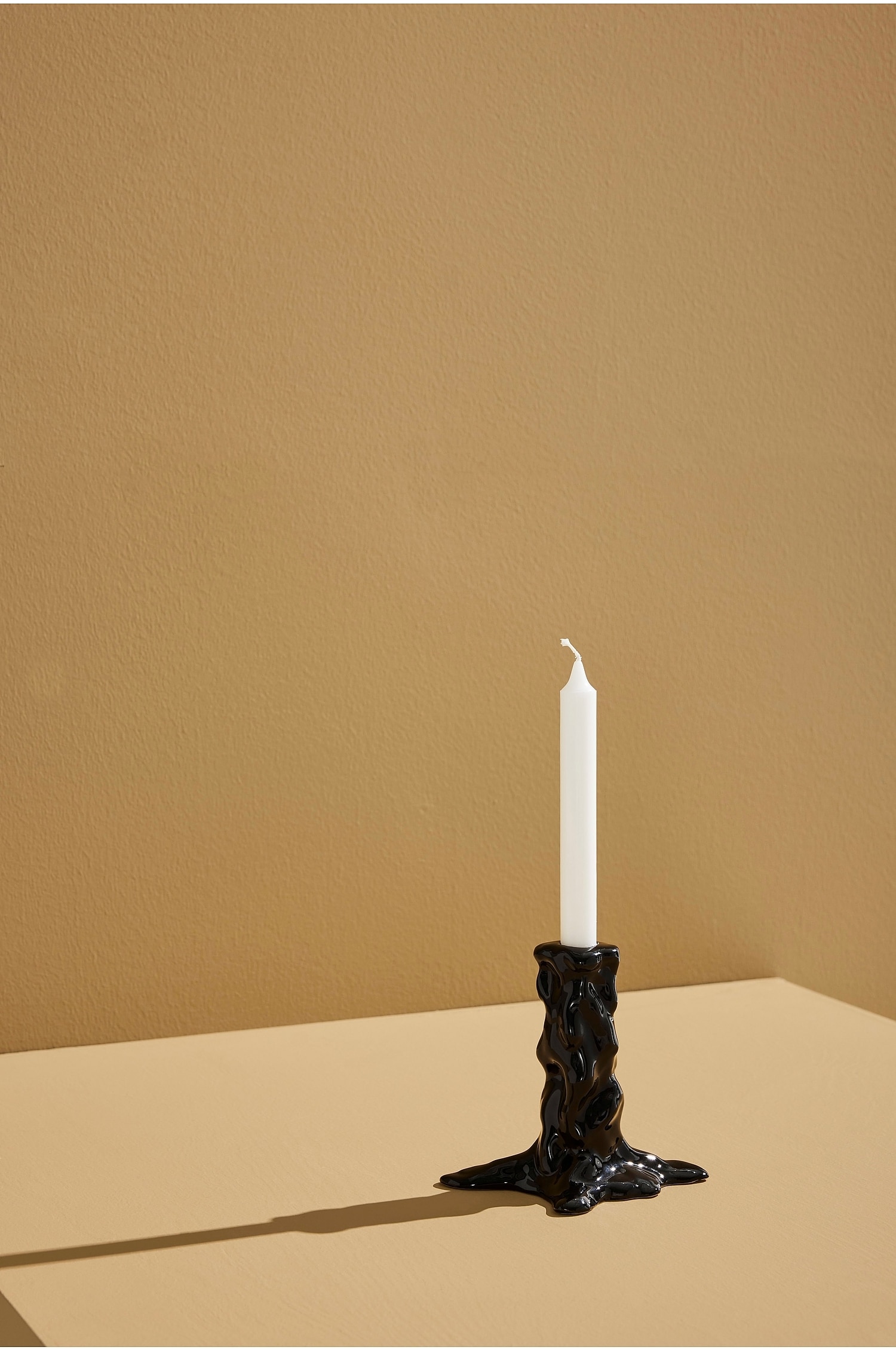 Bearnie Ljusstake Liten - Glossy Svart/Krom