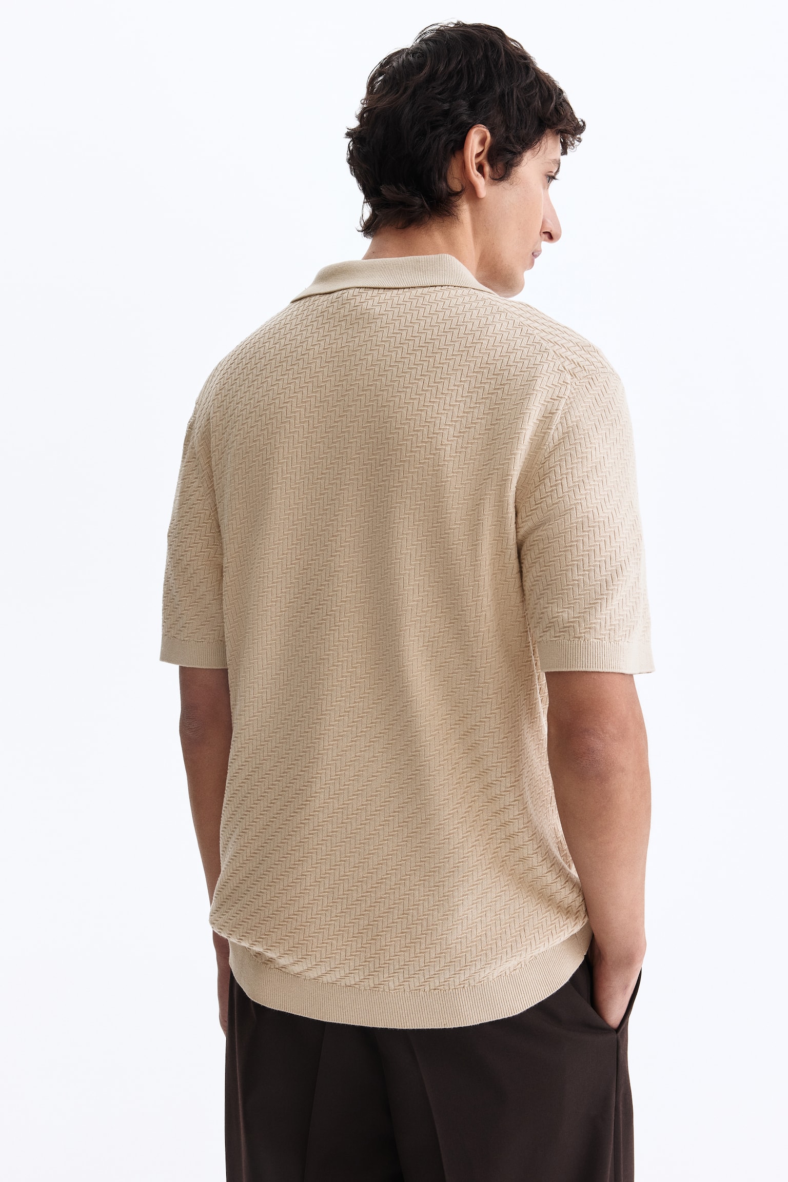 Playera polo Slim Fit - Beige/Borgoña/Azul marino - 3