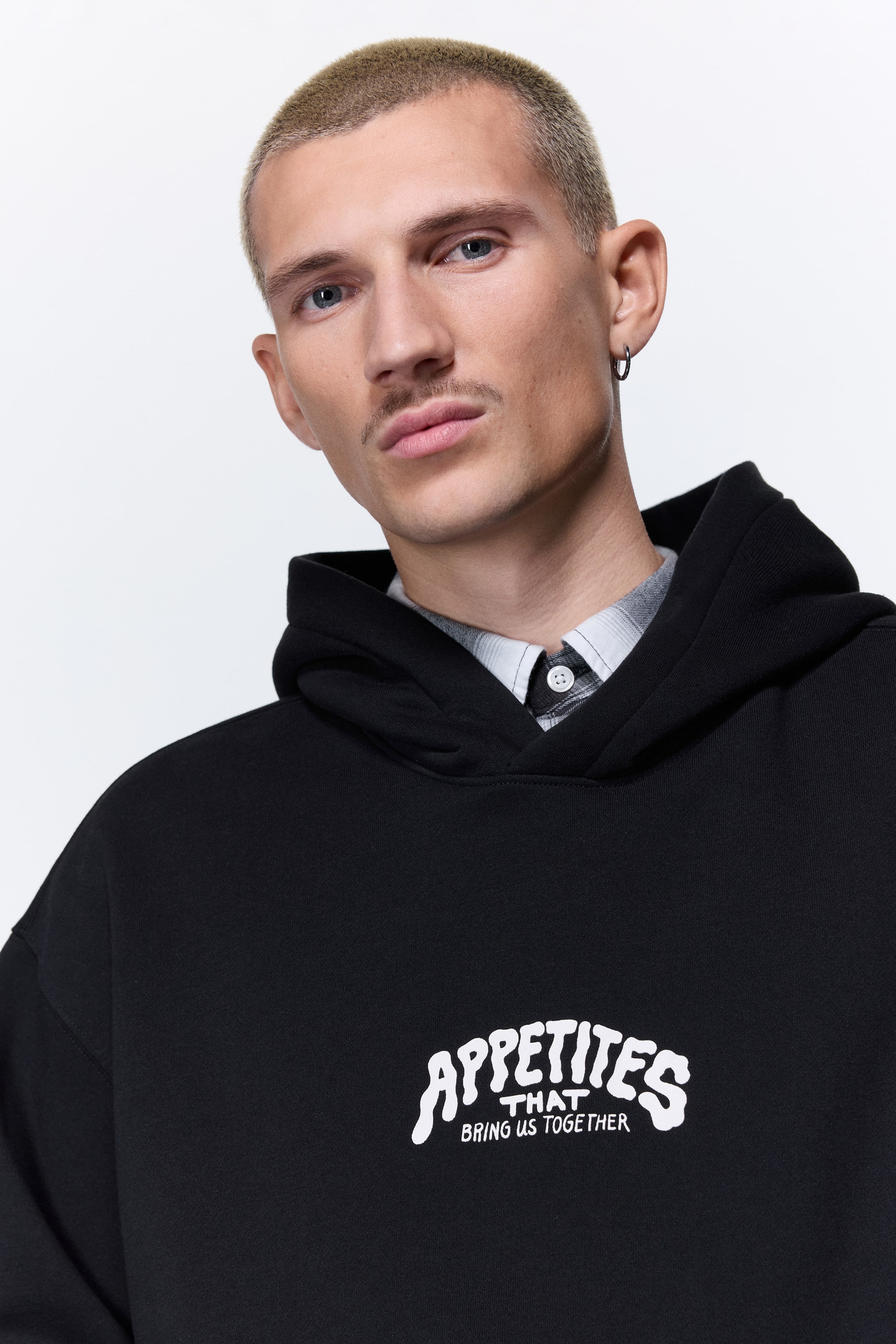 Agrandir l'image: Hoodie imprimé Relaxed Fit - Noir/Appetites - HOMME | H&M CH 1