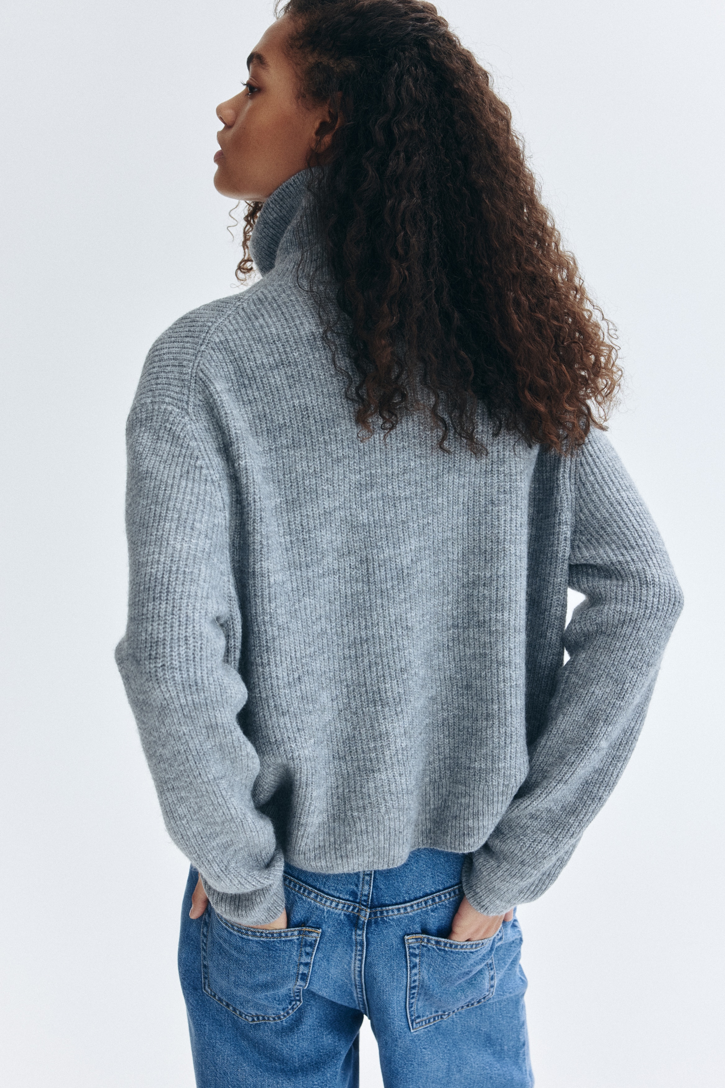 レディース タートルネック | グレー・灰 | H&M JP