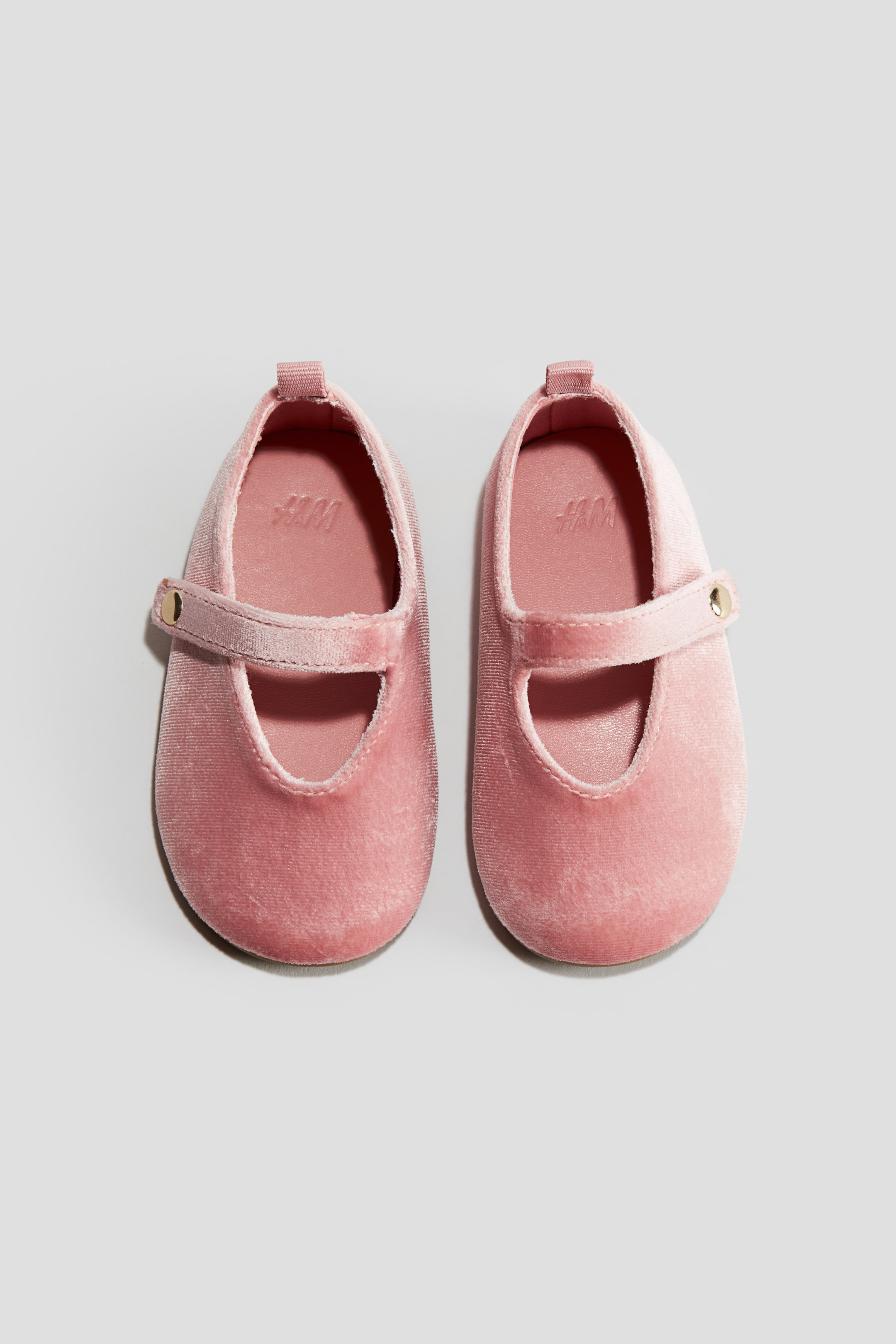 Velour Ballet Flats