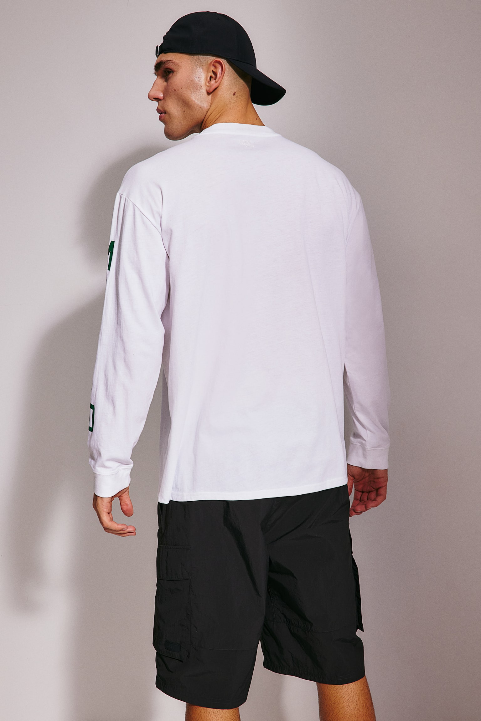 Loose Fit Long-sleeved sports top in DryMove™ - White/Move 90/White/Natural Power - 7