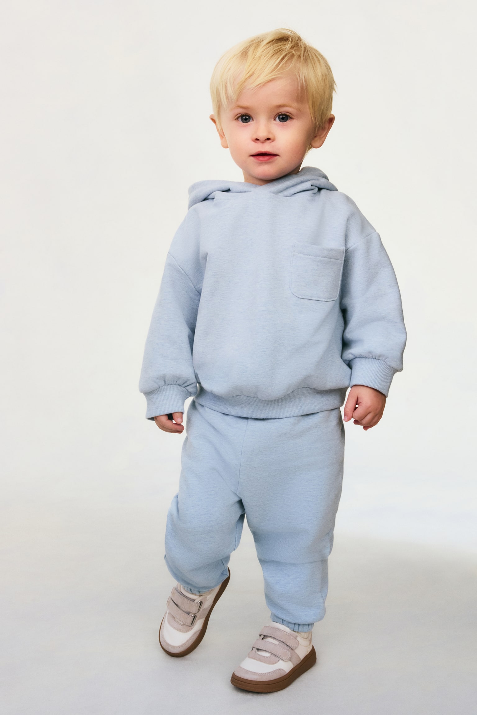 2-piece cotton sweatshirt set - Light blue - 5