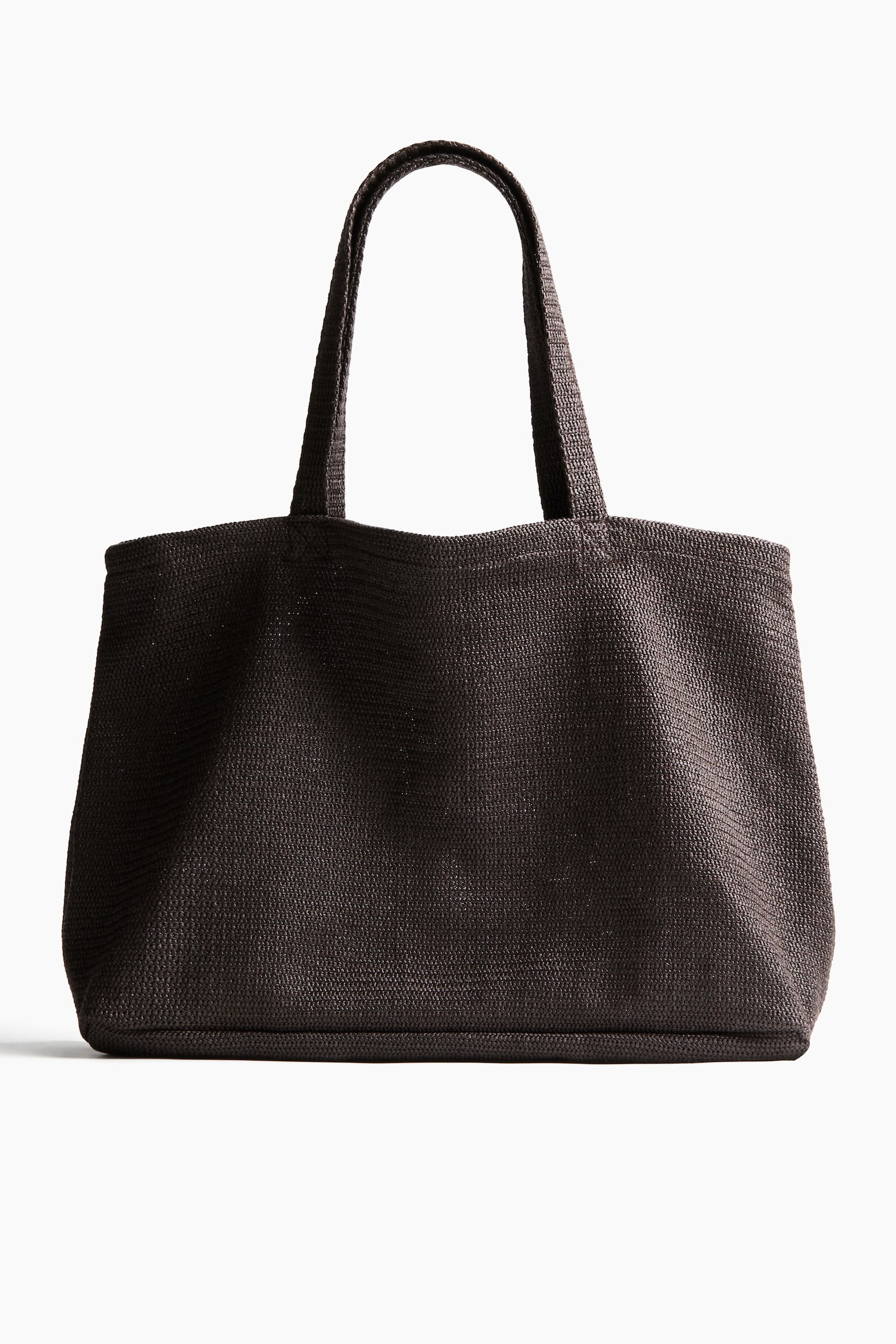 Beach bag - Dark brown/Beige - 2