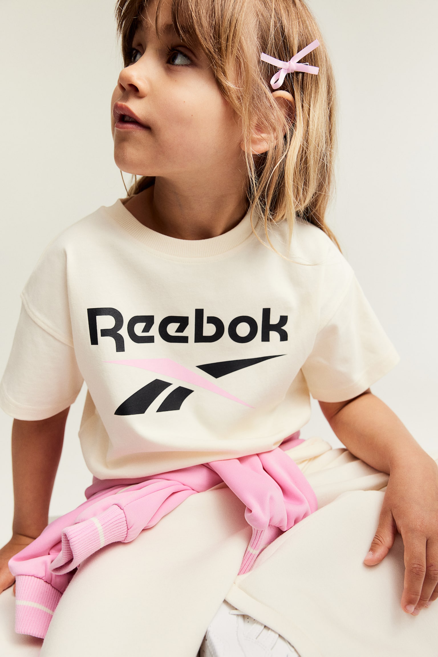 オーバーサイズ プリントデザインTシャツ - ホワイト／Reebok - 3