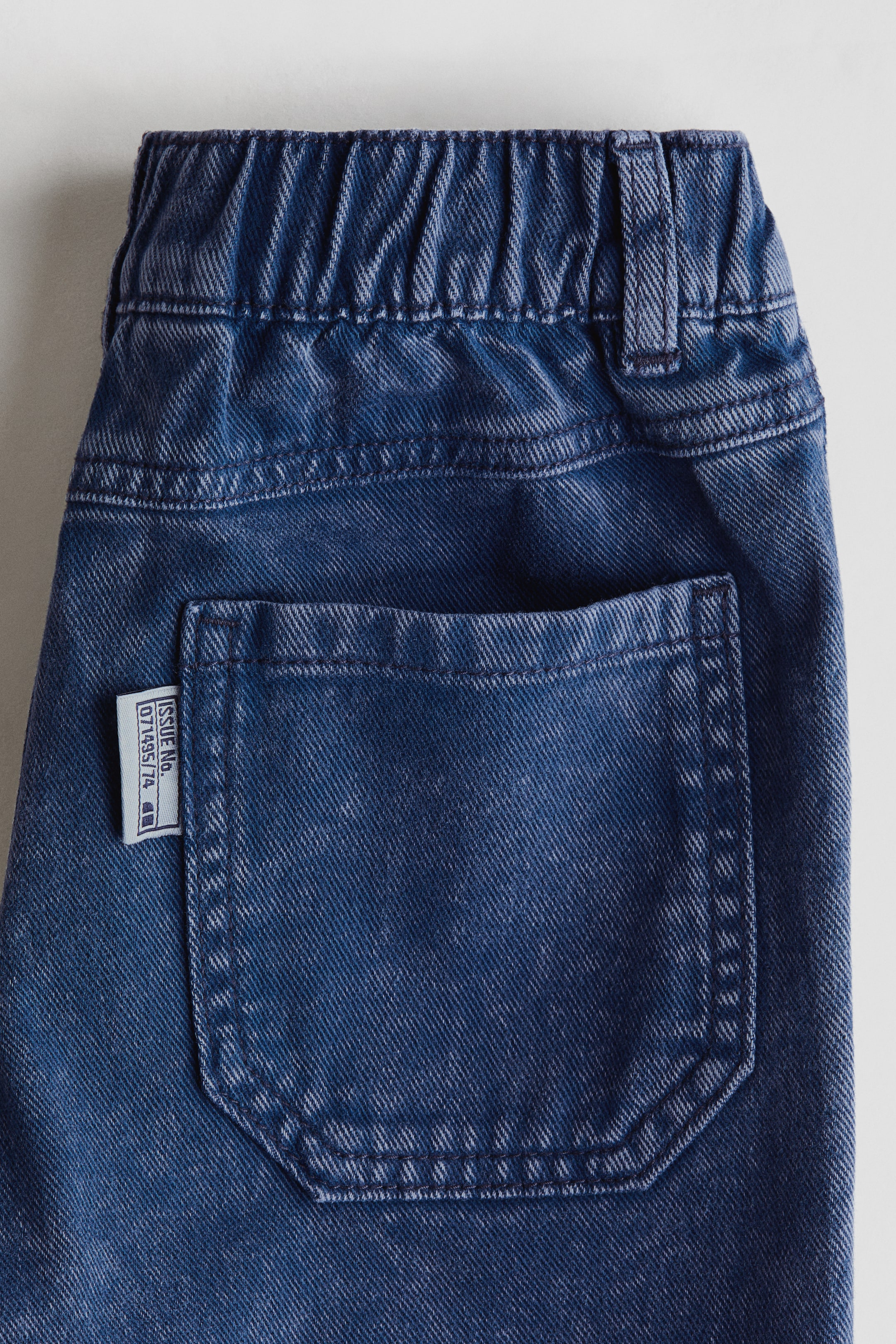 View larger image: Cotton denim trousers - Dark denim blue - Kids | H&M IN 6