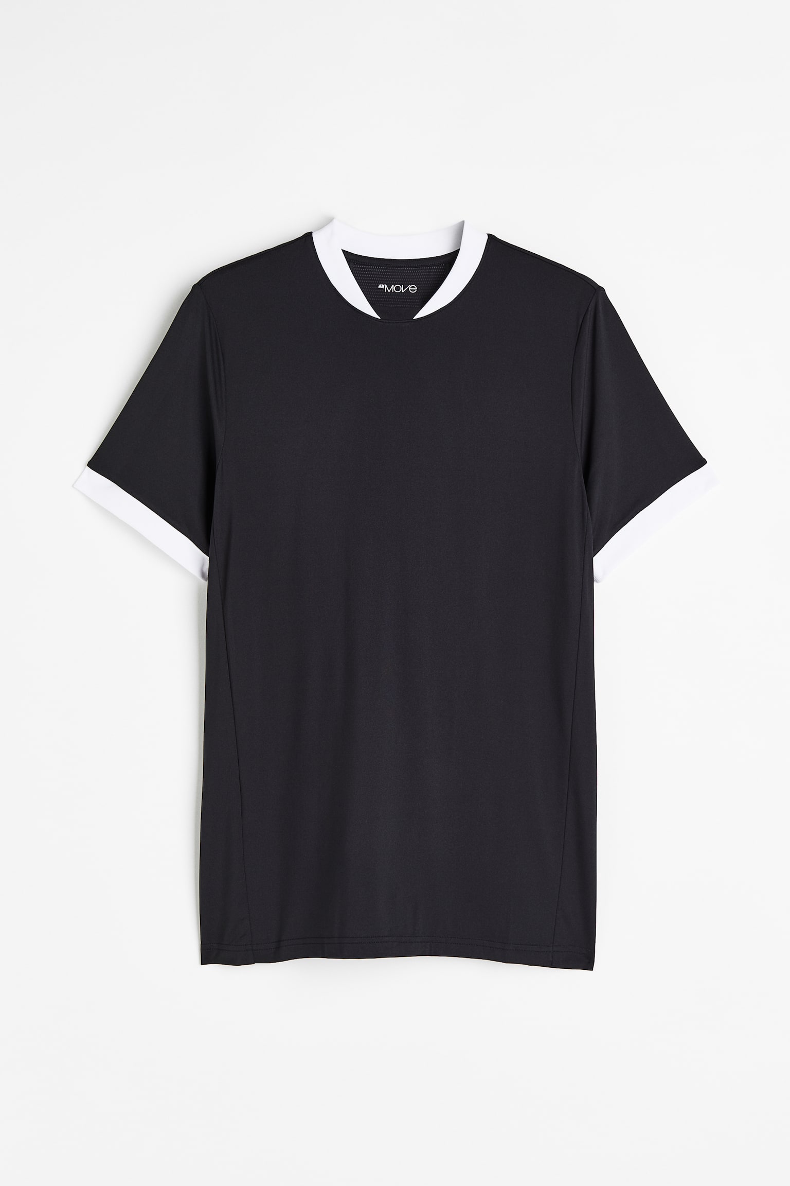 DryMove™ Tennis Tee - Black/White/Dark green/White/White/Dark green - 1