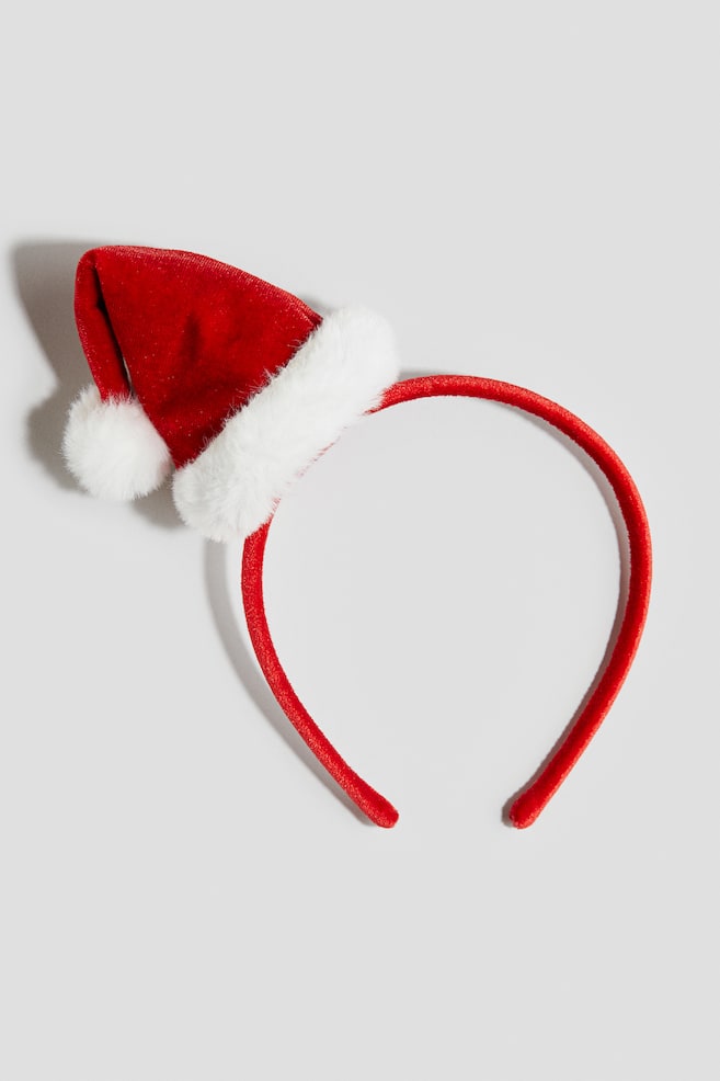 Bandolete com aplicações - Vermelho/Barrete de Pai Natal - 1